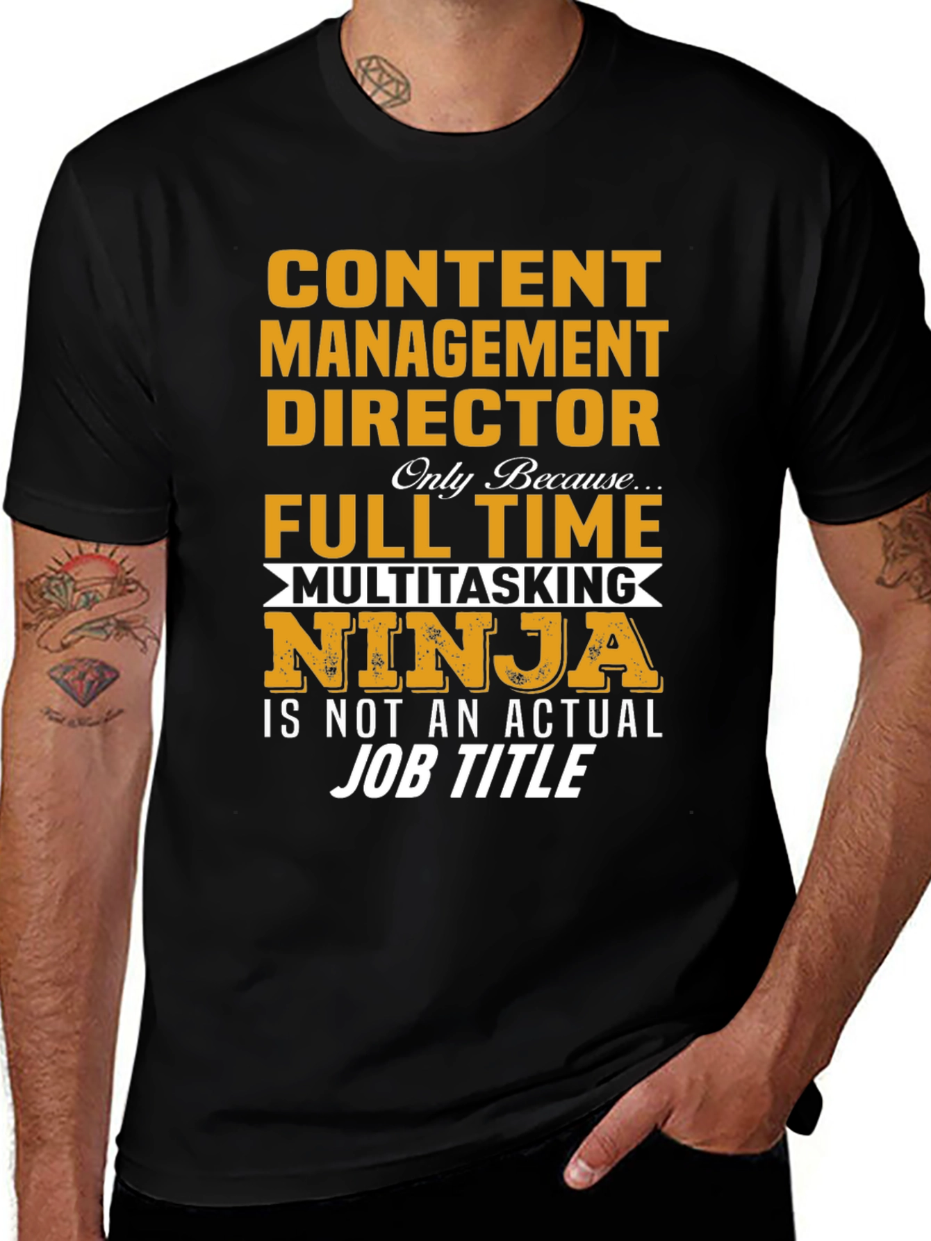 Content Management Director Ninja T-Shirt