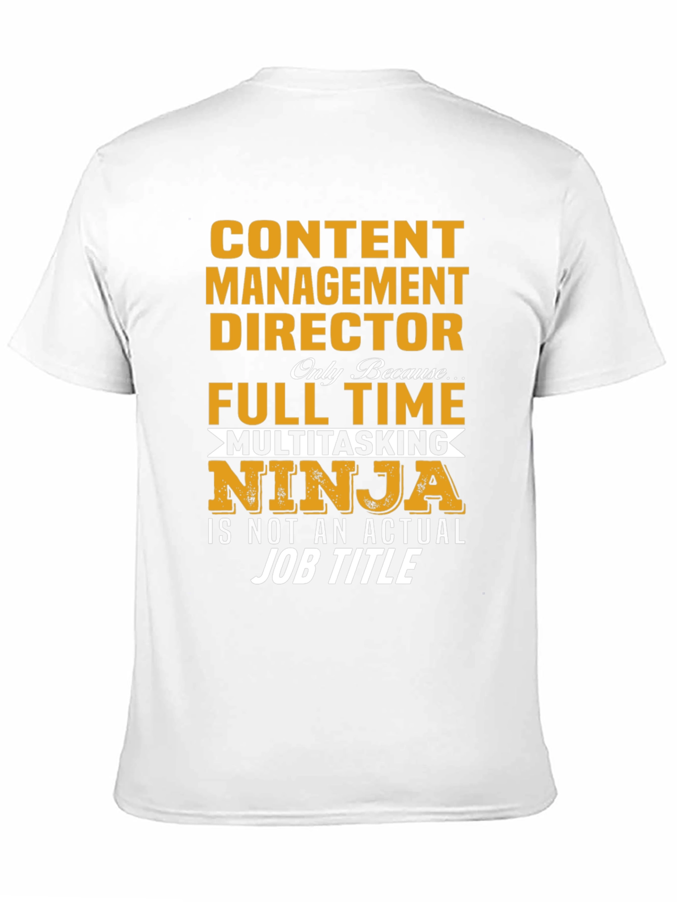 Content Management Director Ninja T-Shirt