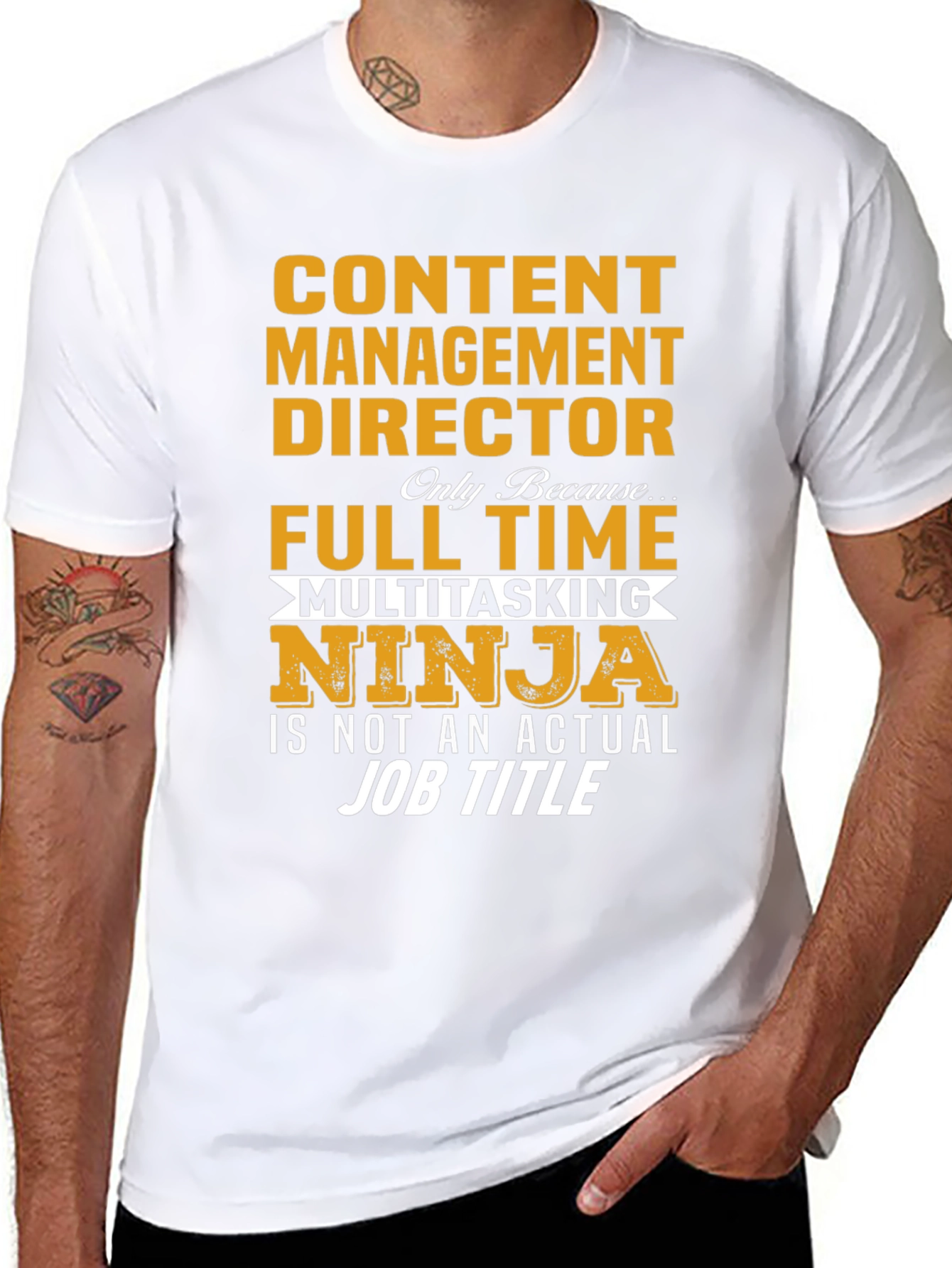 Content Management Director Ninja T-Shirt