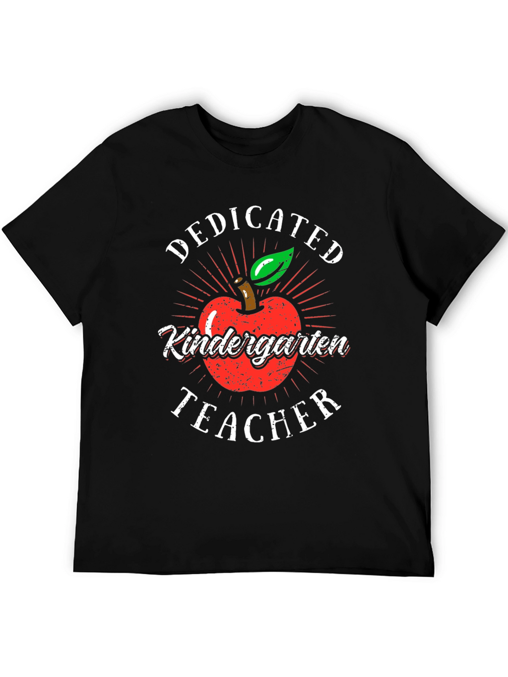 Dedicated Kindergarten Teacher T-Shirt - Apple Design
