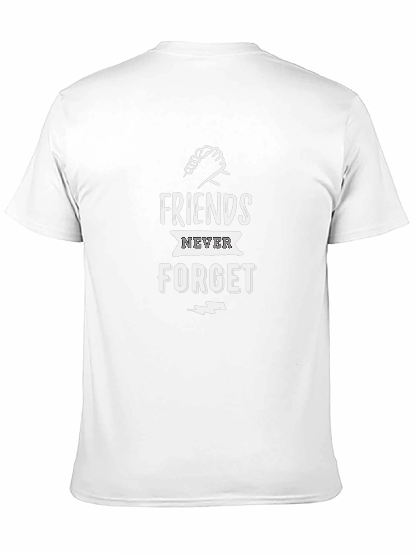 Friends Never Forget Graphic T-Shirt - Black