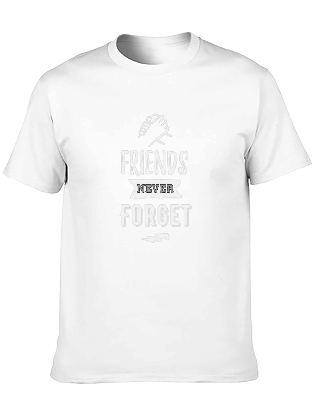 Friends Never Forget Graphic T-Shirt - Black