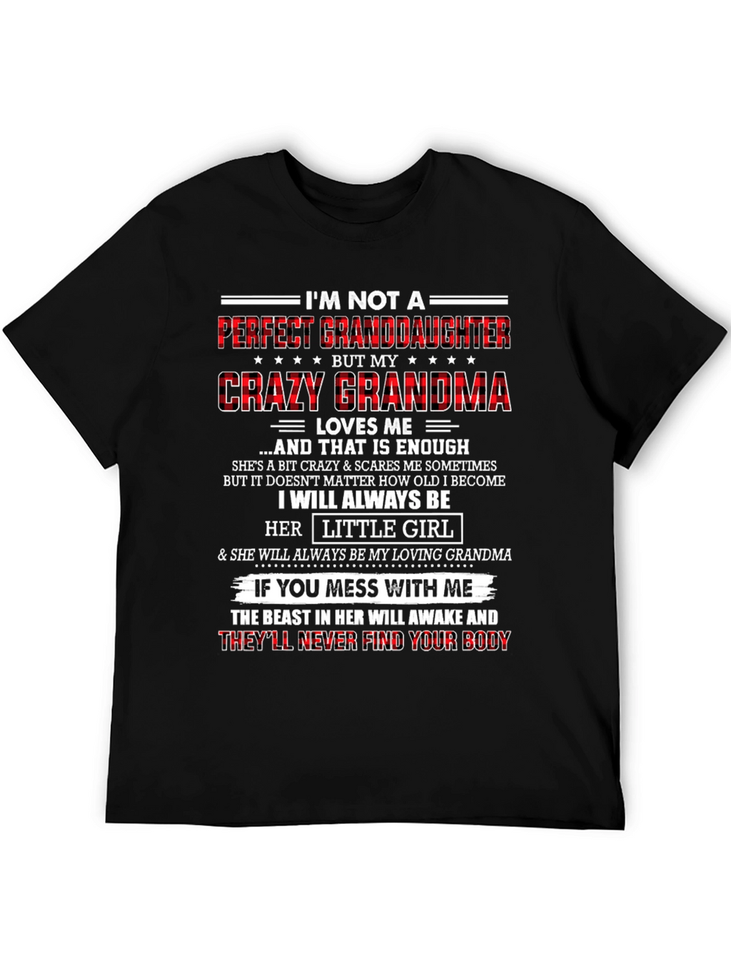 Crazy Grandma T-Shirt: Perfect Granddaughter Gift