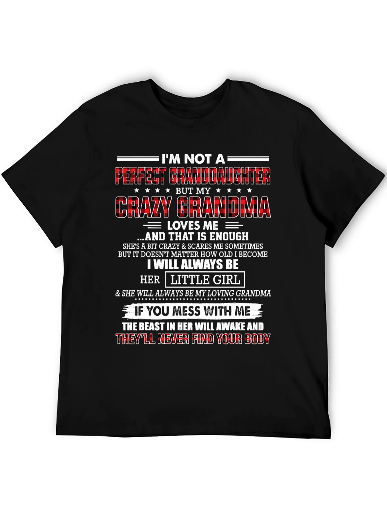 Crazy Grandma T-Shirt: Perfect Granddaughter Gift