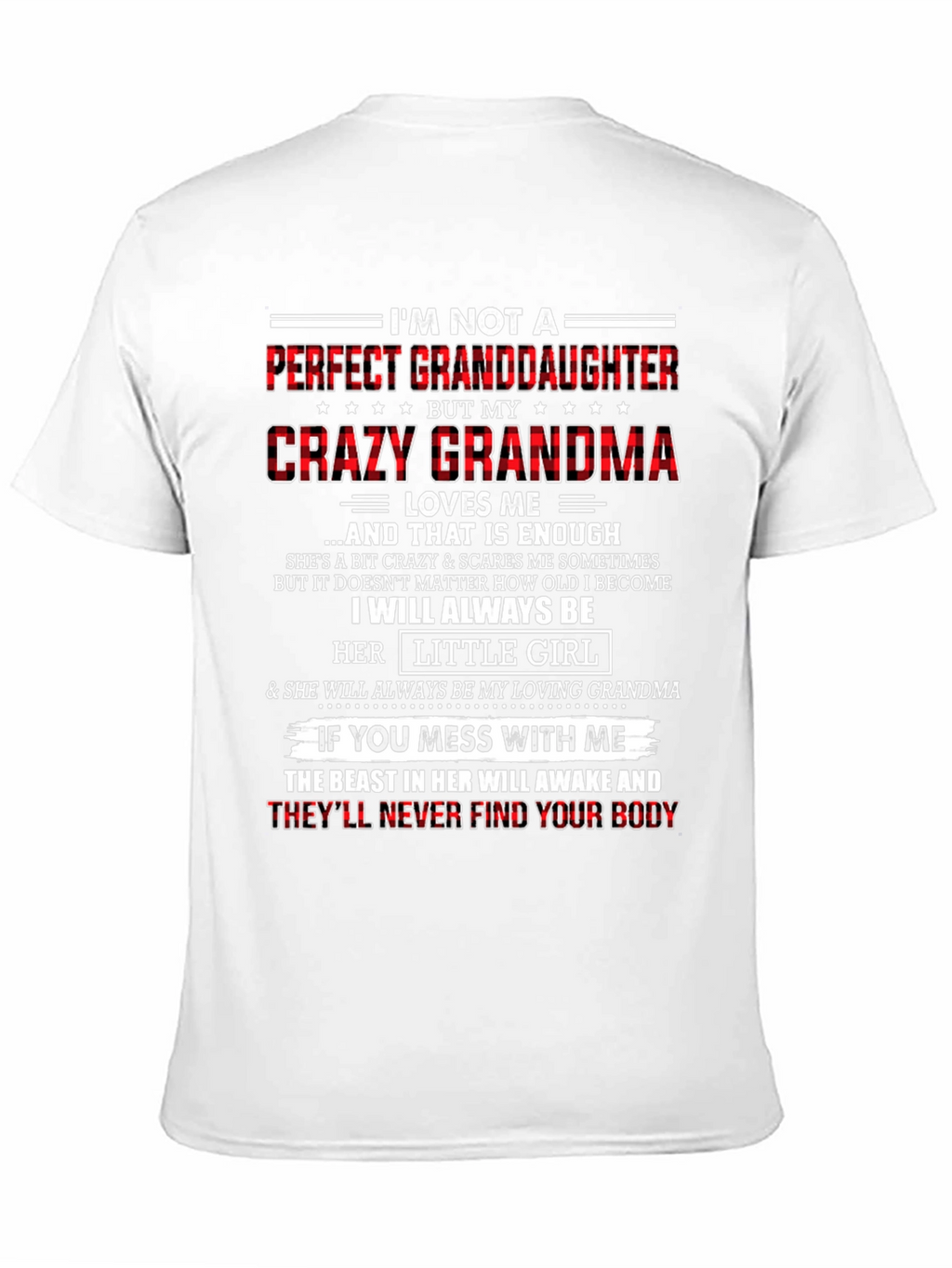 Crazy Grandma T-Shirt: Perfect Granddaughter Gift