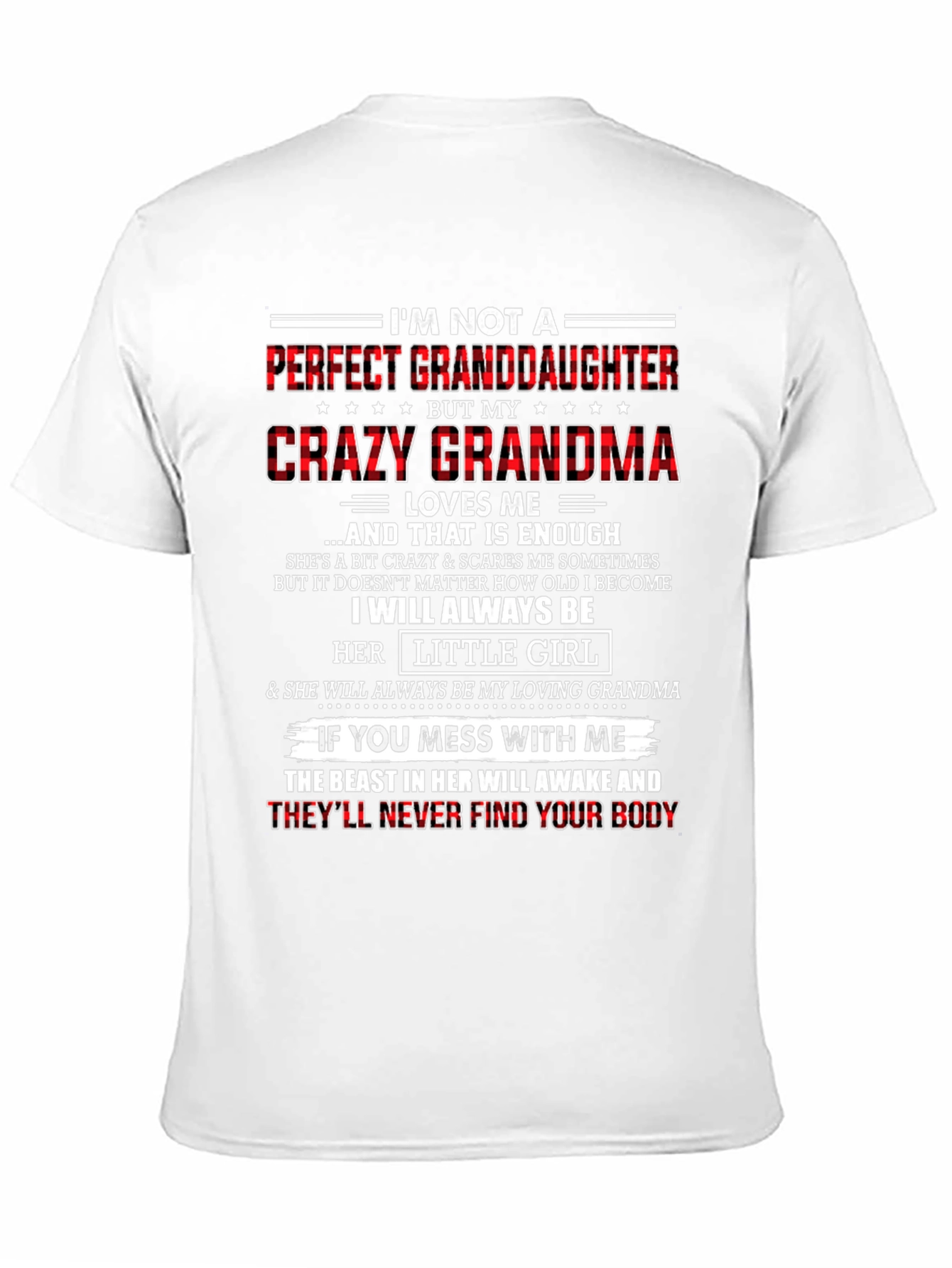Crazy Grandma T-Shirt: Perfect Granddaughter Gift