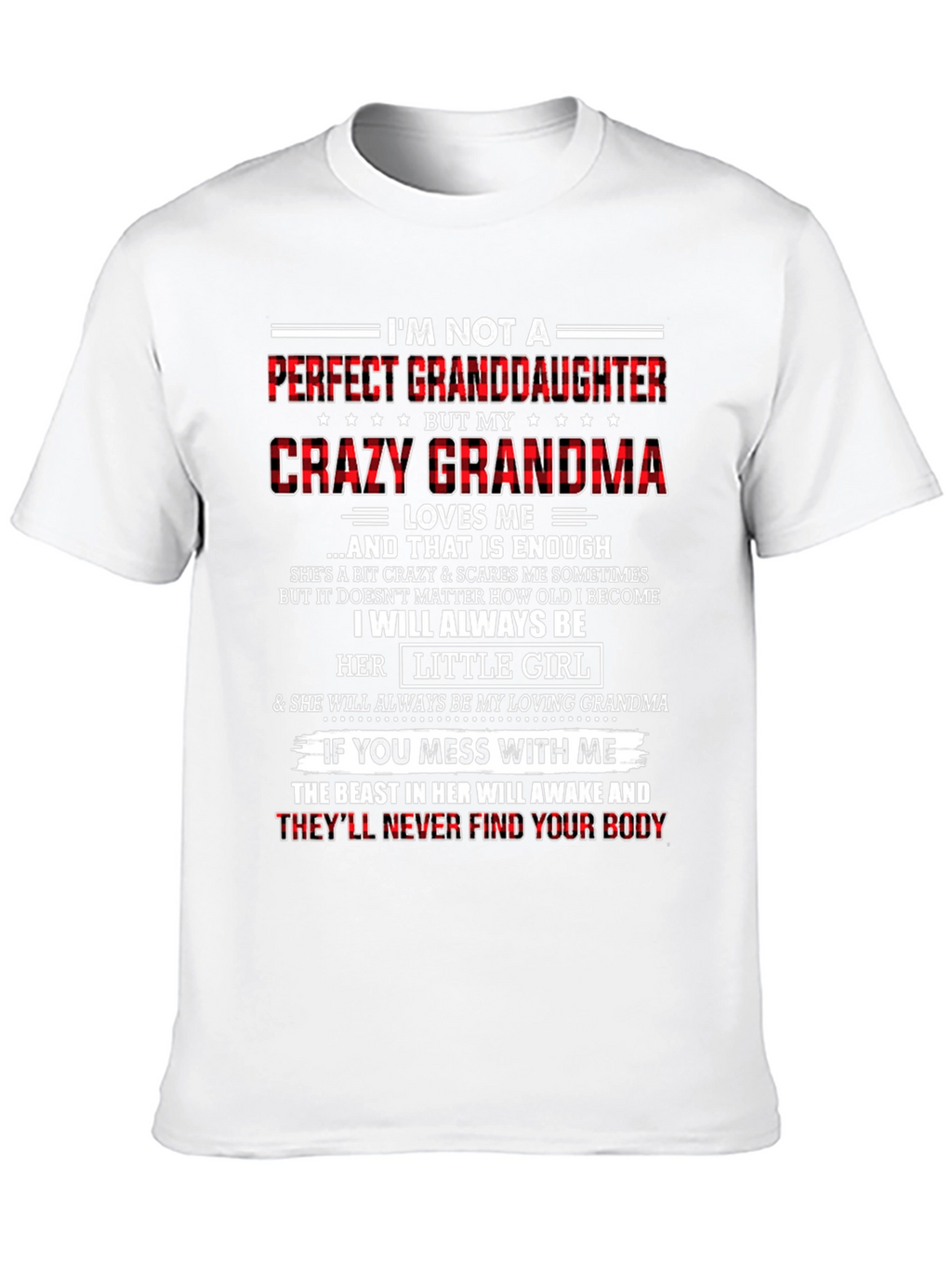 Crazy Grandma T-Shirt: Perfect Granddaughter Gift