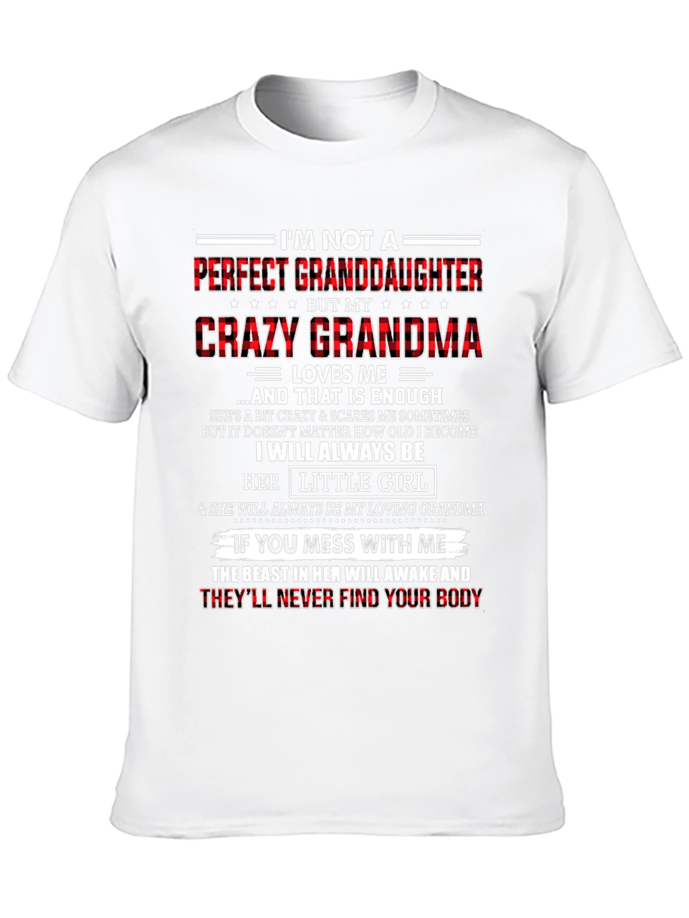 Crazy Grandma T-Shirt: Perfect Granddaughter Gift