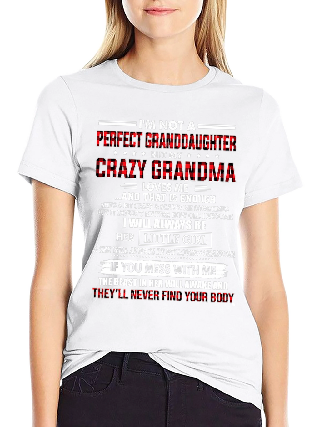Crazy Grandma T-Shirt: Perfect Granddaughter Gift