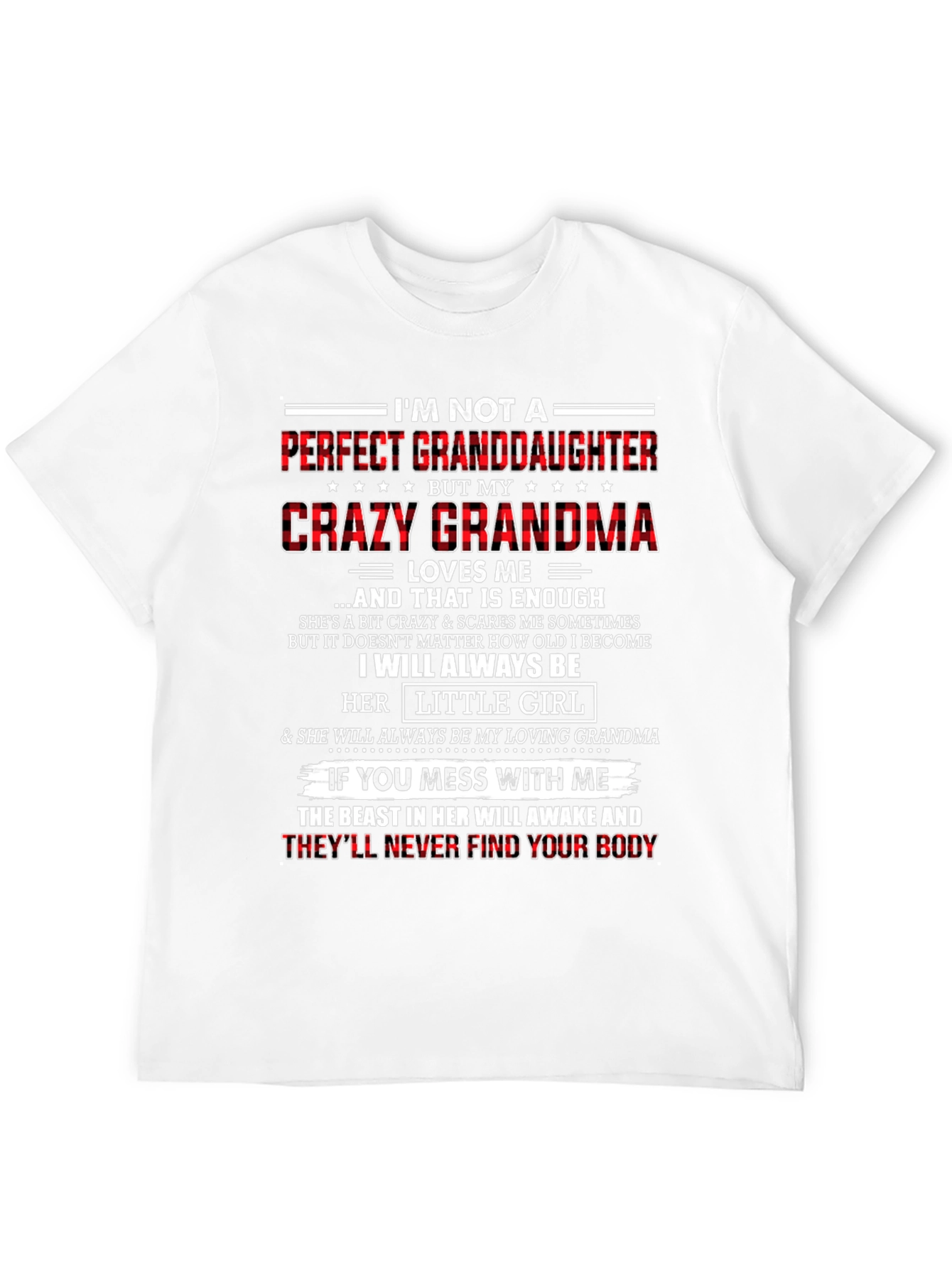 Crazy Grandma T-Shirt: Perfect Granddaughter Gift
