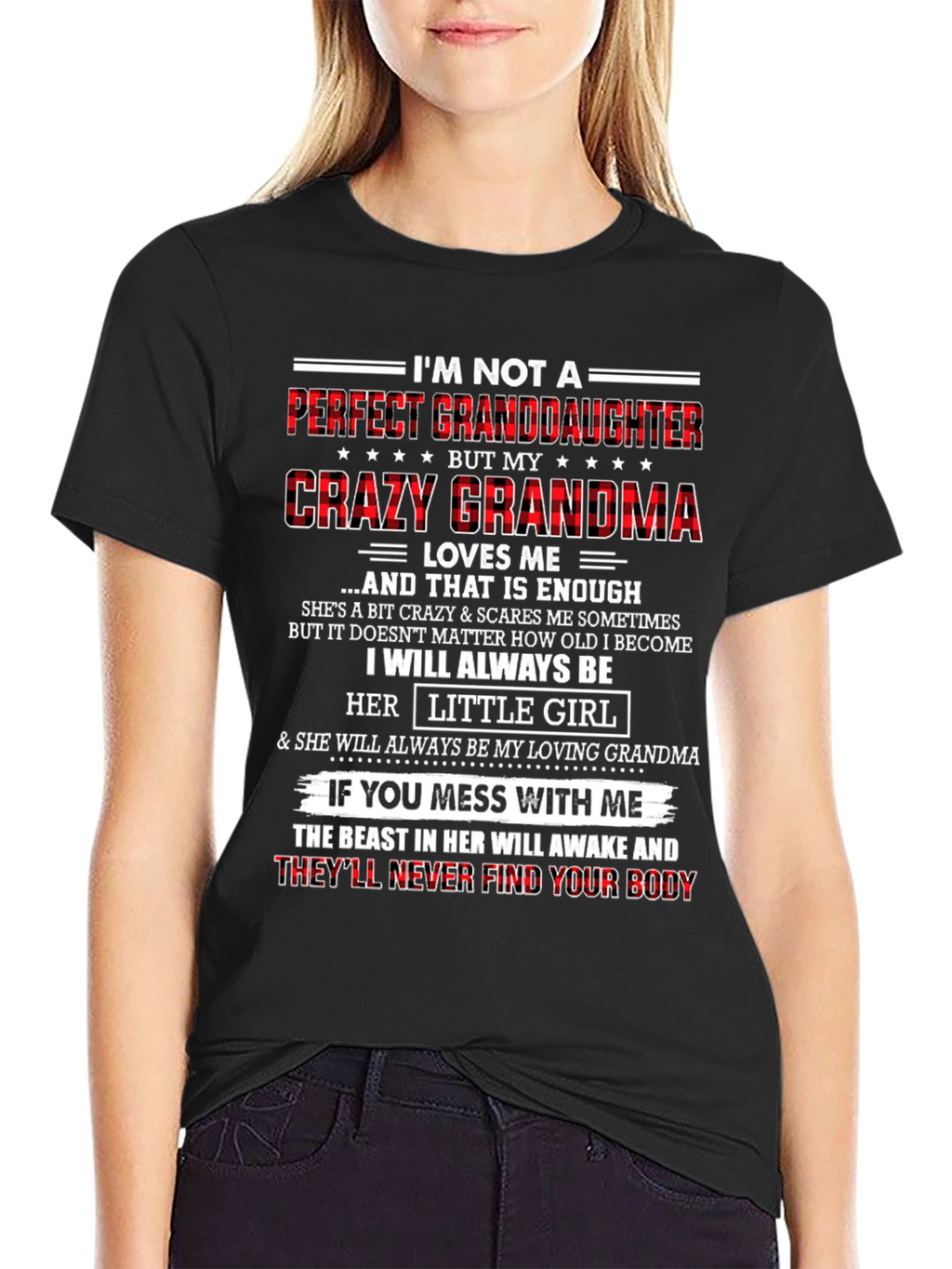 Crazy Grandma T-Shirt: Perfect Granddaughter Gift