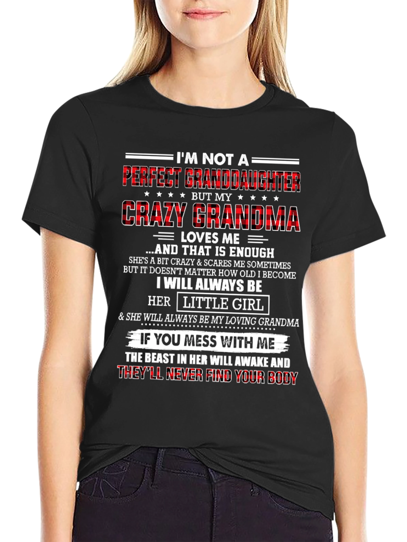 Crazy Grandma T-Shirt: Perfect Granddaughter Gift