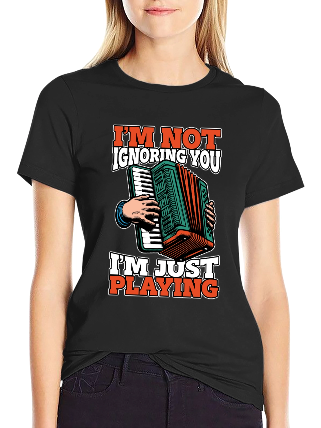Accordion Player T-Shirt - Im Not Ignoring You Tee