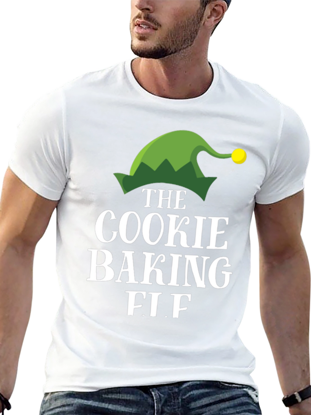 Cookie Baking Elf T-Shirt - Holiday Apparel