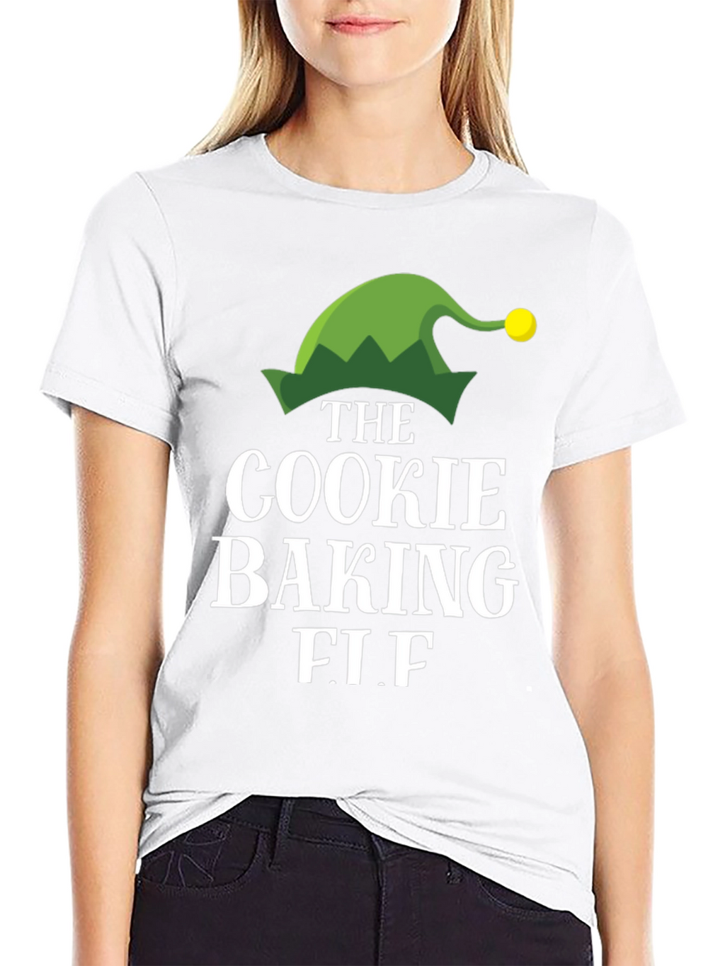 Cookie Baking Elf T-Shirt - Holiday Apparel