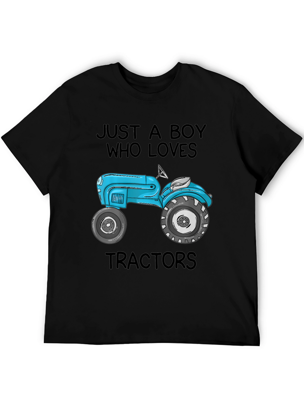 Boy Who Loves Tractors Graphic T-Shirt