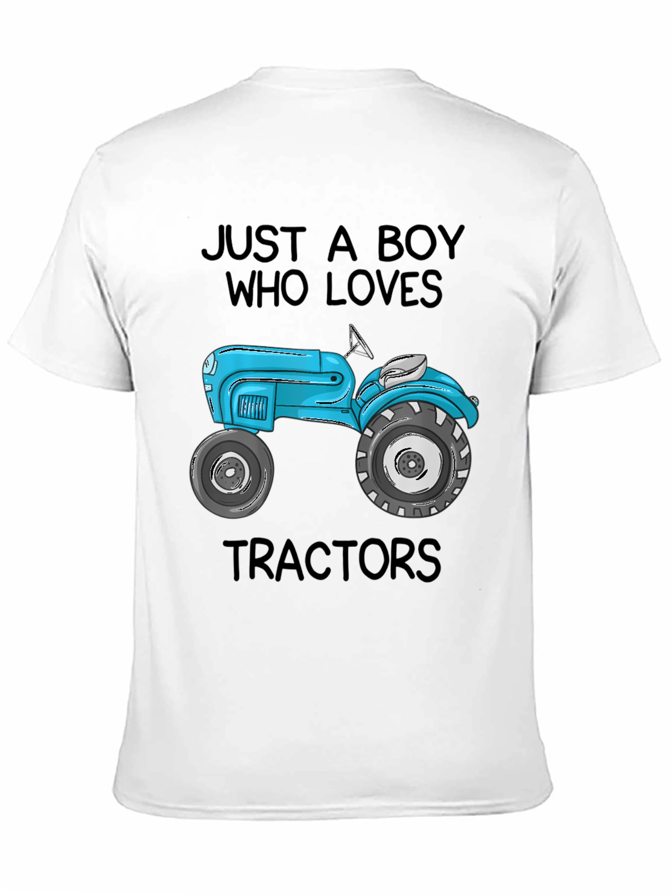 Boy Who Loves Tractors Graphic T-Shirt
