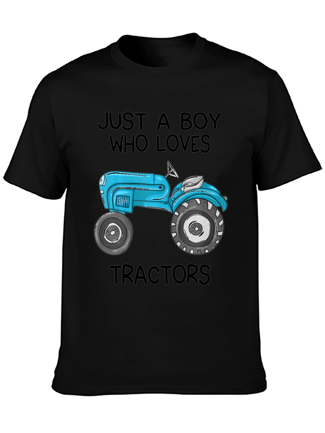 Boy Who Loves Tractors Graphic T-Shirt