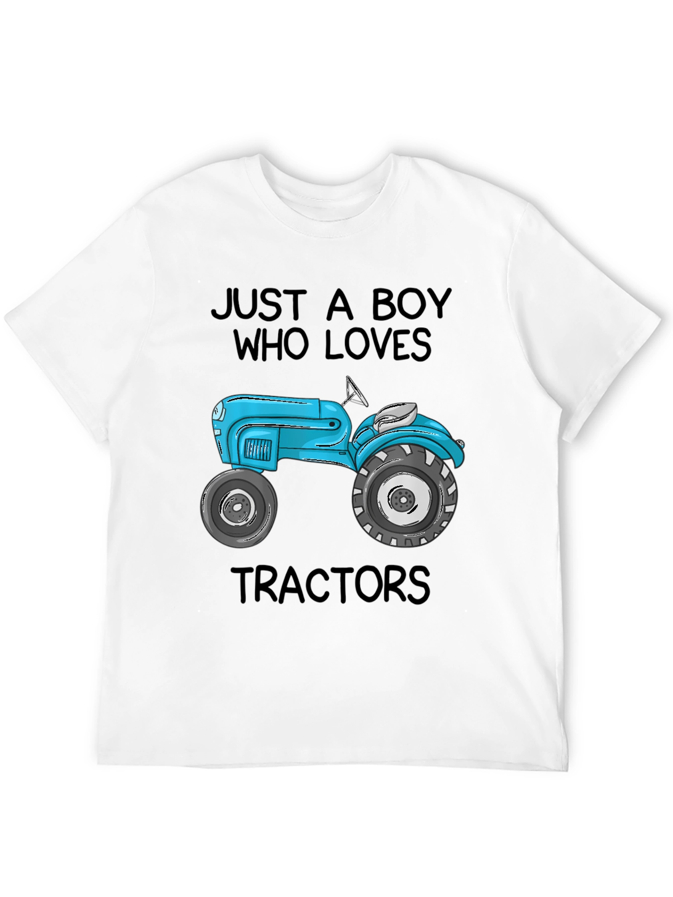 Boy Who Loves Tractors Graphic T-Shirt