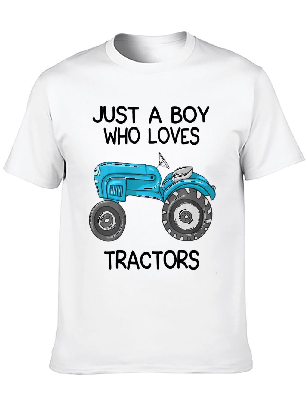 Boy Who Loves Tractors Graphic T-Shirt