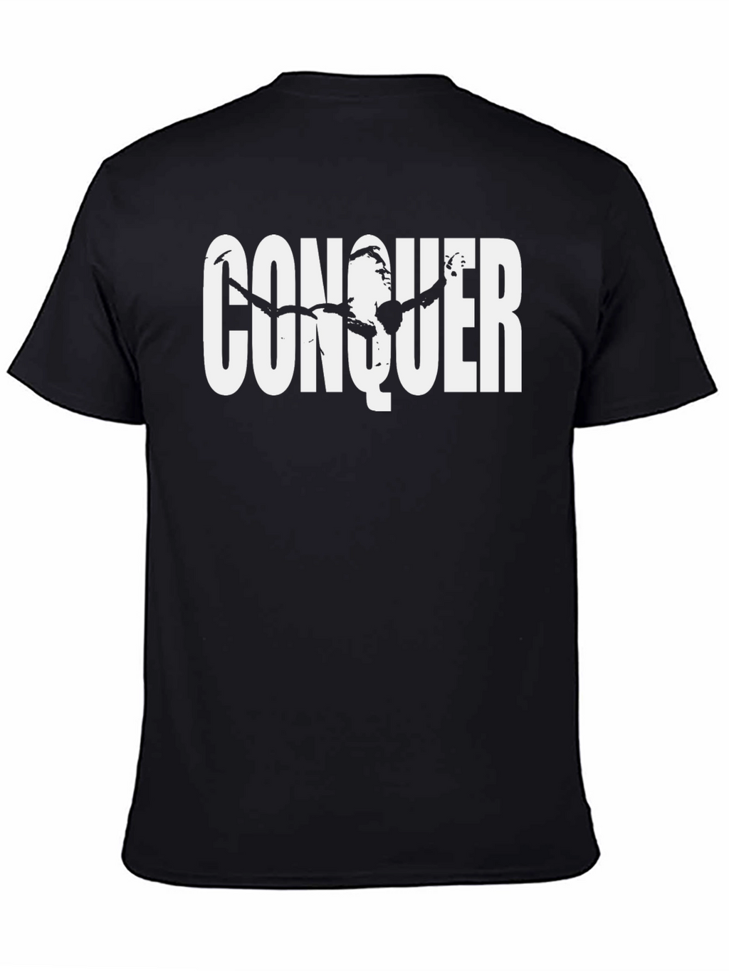 Conquer T-Shirt - Black Graphic Tee