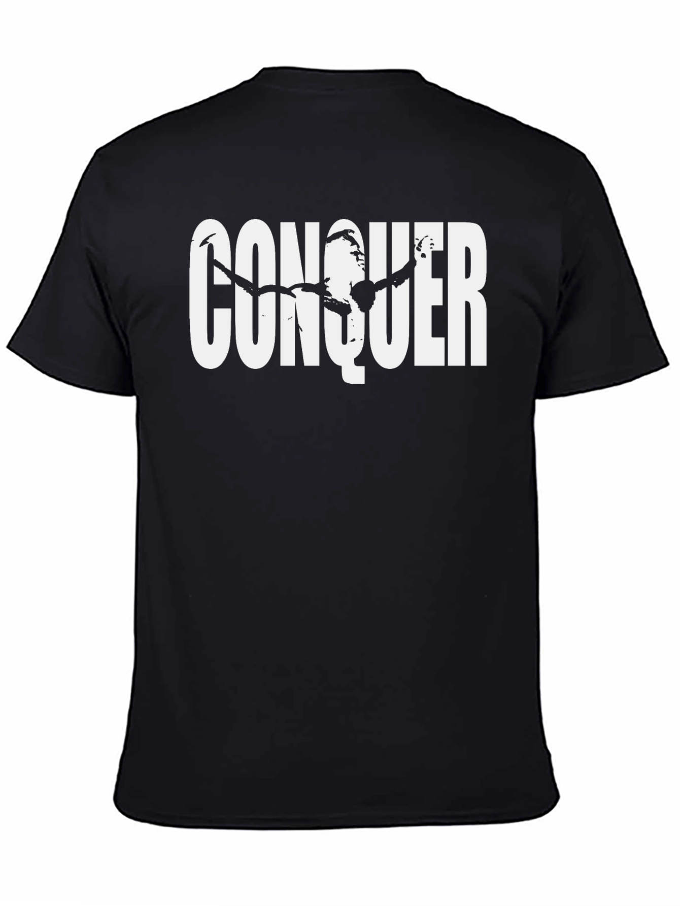 Conquer T-Shirt - Black Graphic Tee