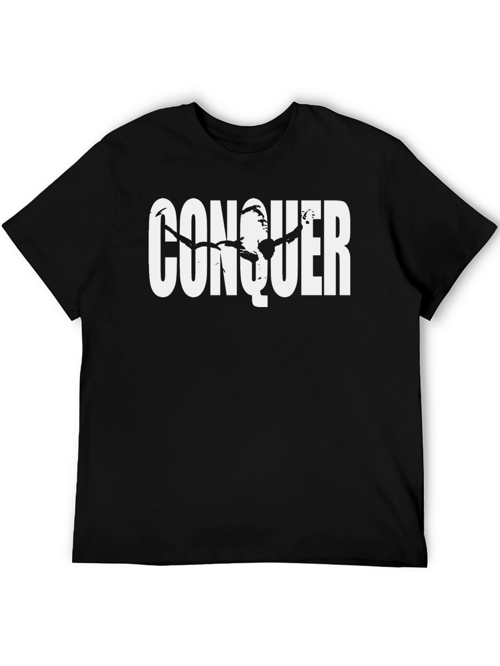 Conquer T-Shirt - Black Graphic Tee