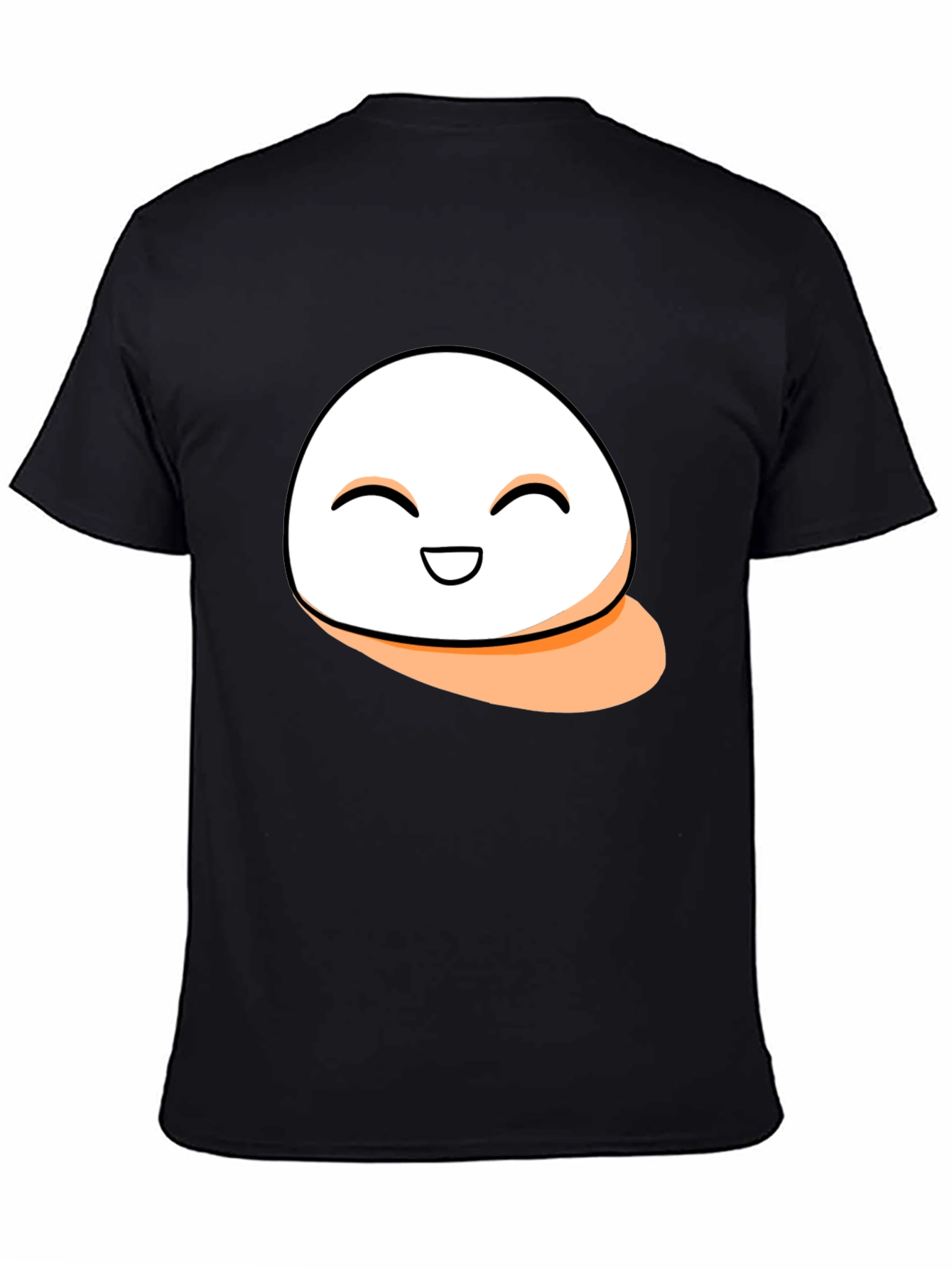 Smiling Blob Graphic Tee - Casual Comfort