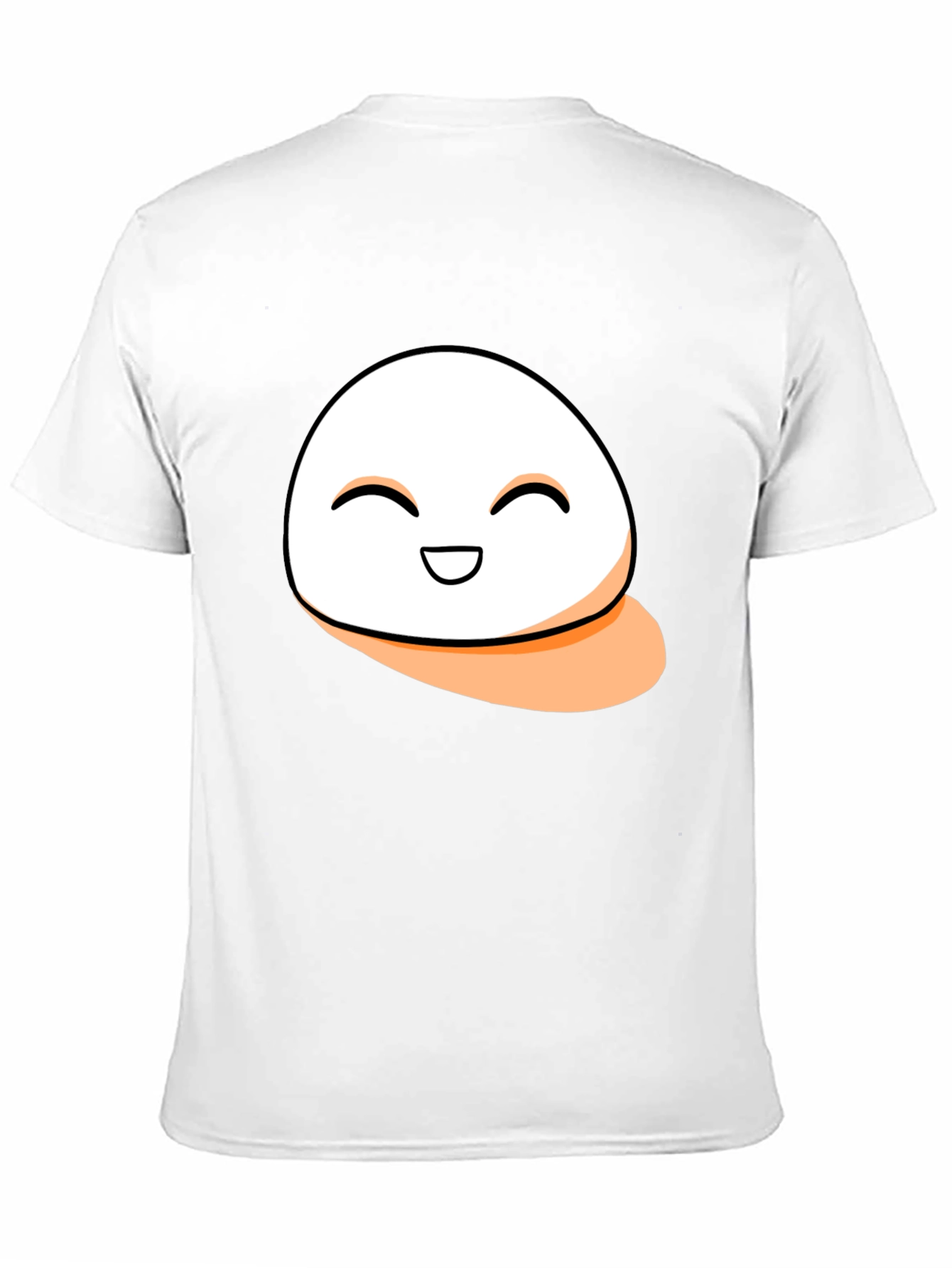 Smiling Blob Graphic Tee - Casual Comfort