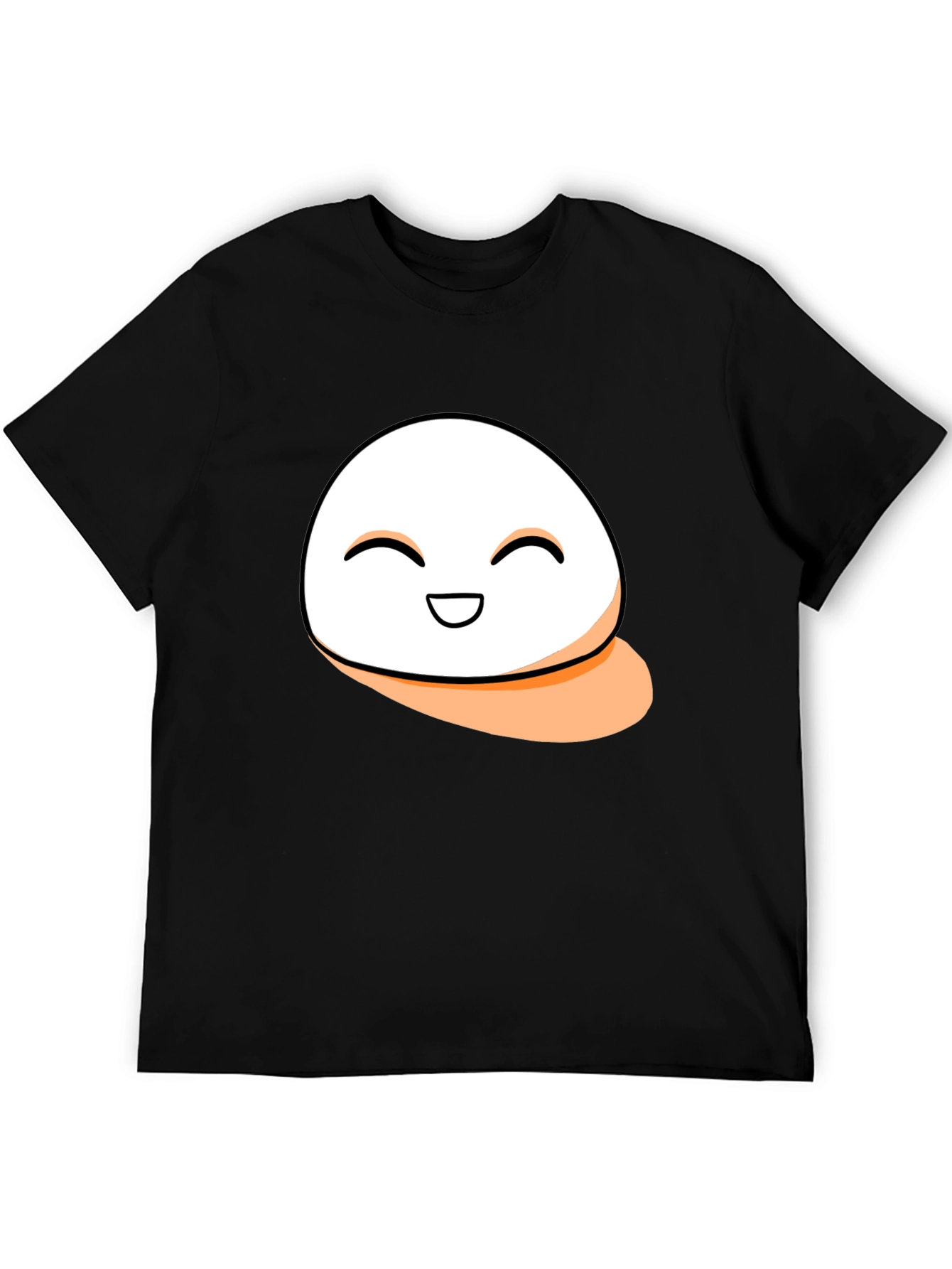 Smiling Blob Graphic Tee - Casual Comfort