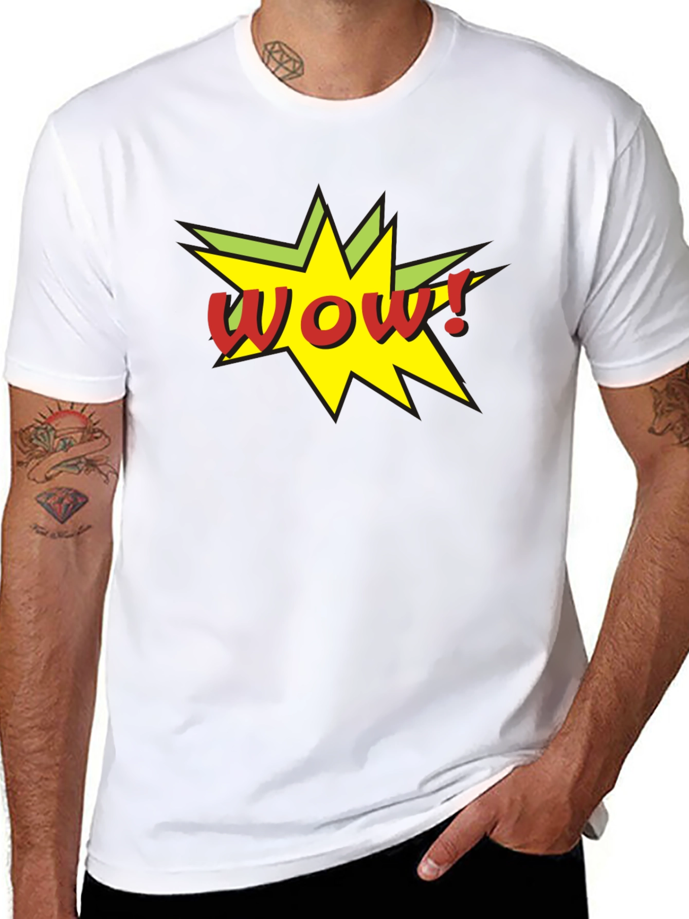WOW! Graphic Tee - Bold Pop Art Style