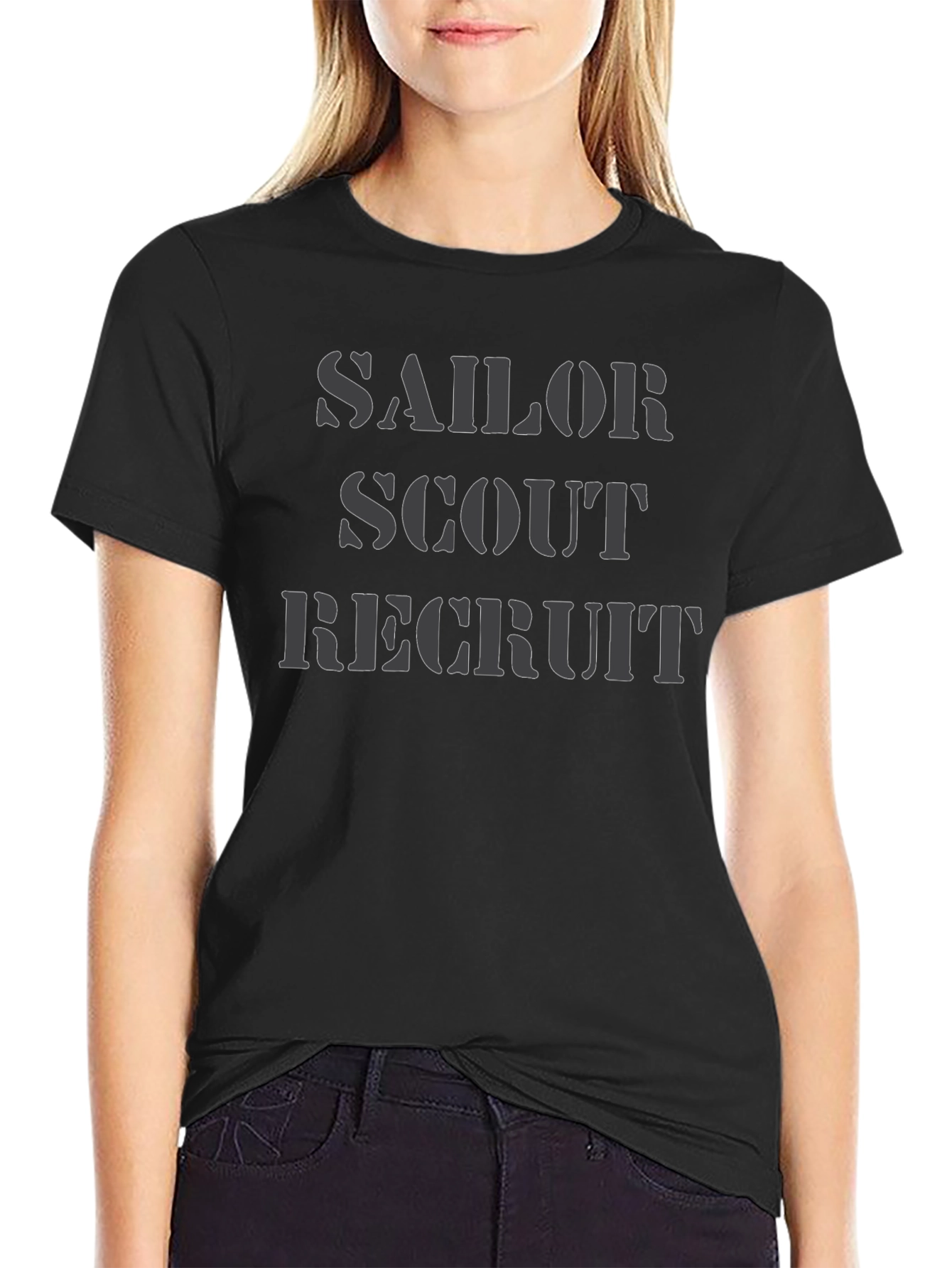 Sailor Scout Recruit Graphic Tee - Military Inspired T-Shirt