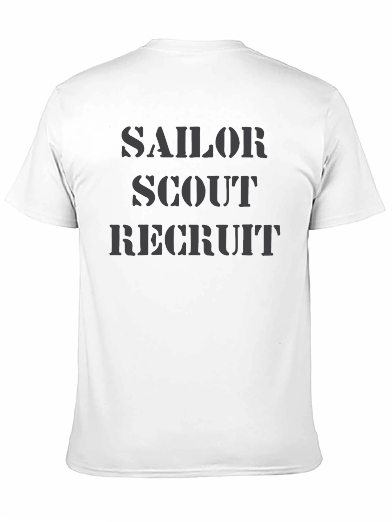 Sailor Scout Recruit Graphic Tee - Military Inspired T-Shirt