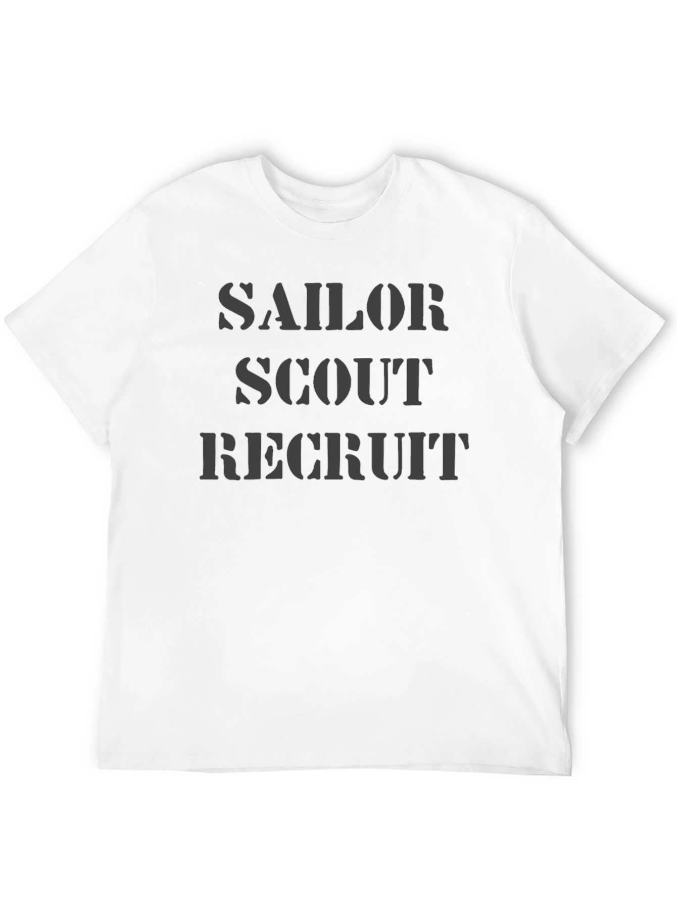 Sailor Scout Recruit Graphic Tee - Military Inspired T-Shirt