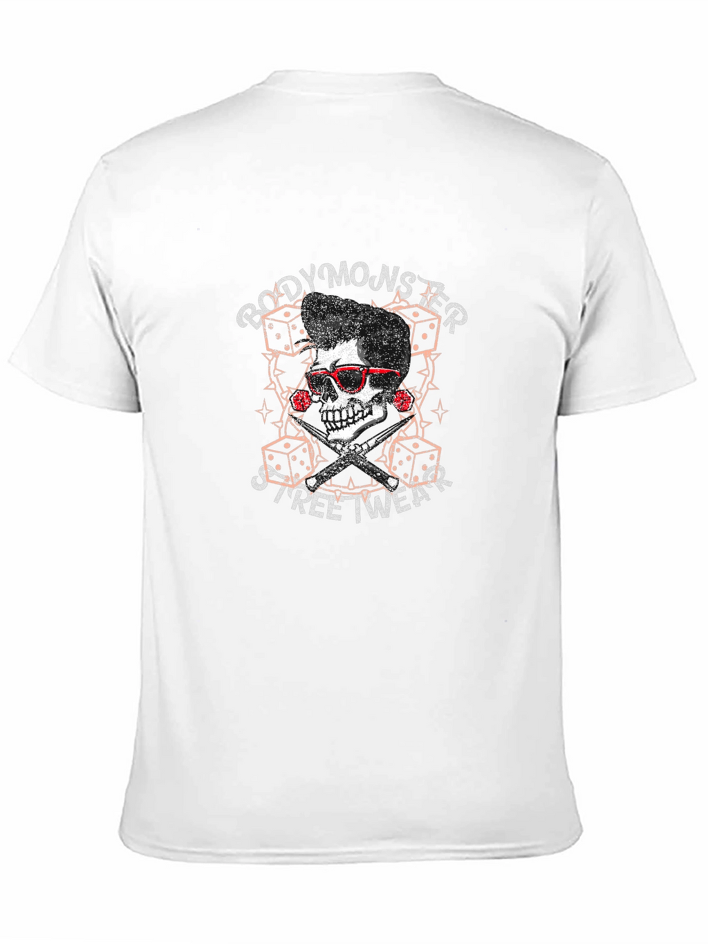Body Monster Streetwear T-Shirt - Skull Design