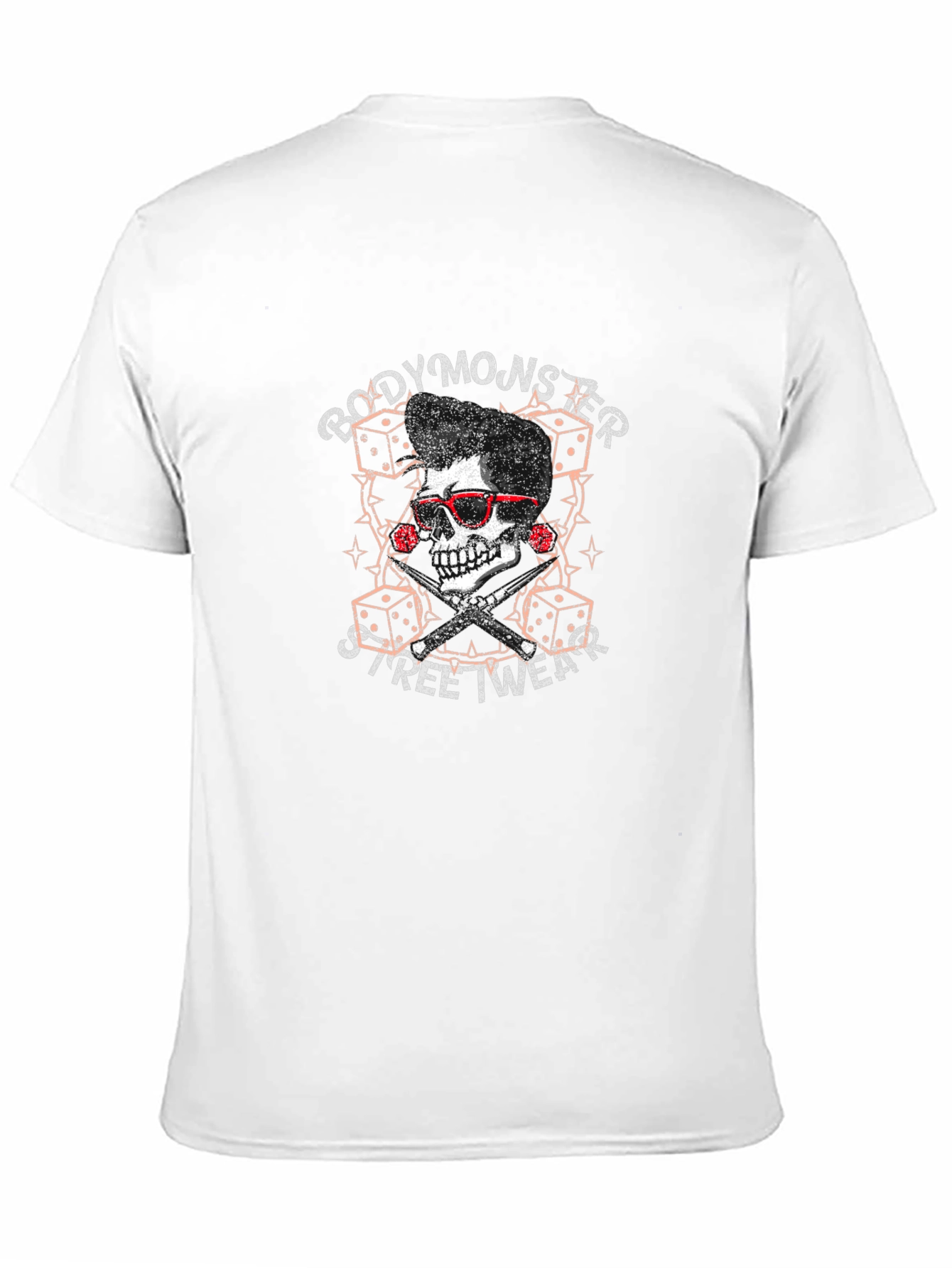 Body Monster Streetwear T-Shirt - Skull Design