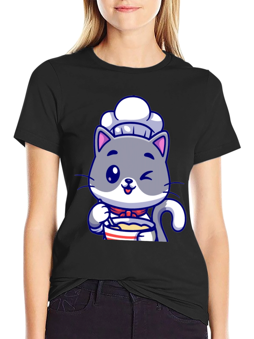 Cute Chef Cat T-Shirt