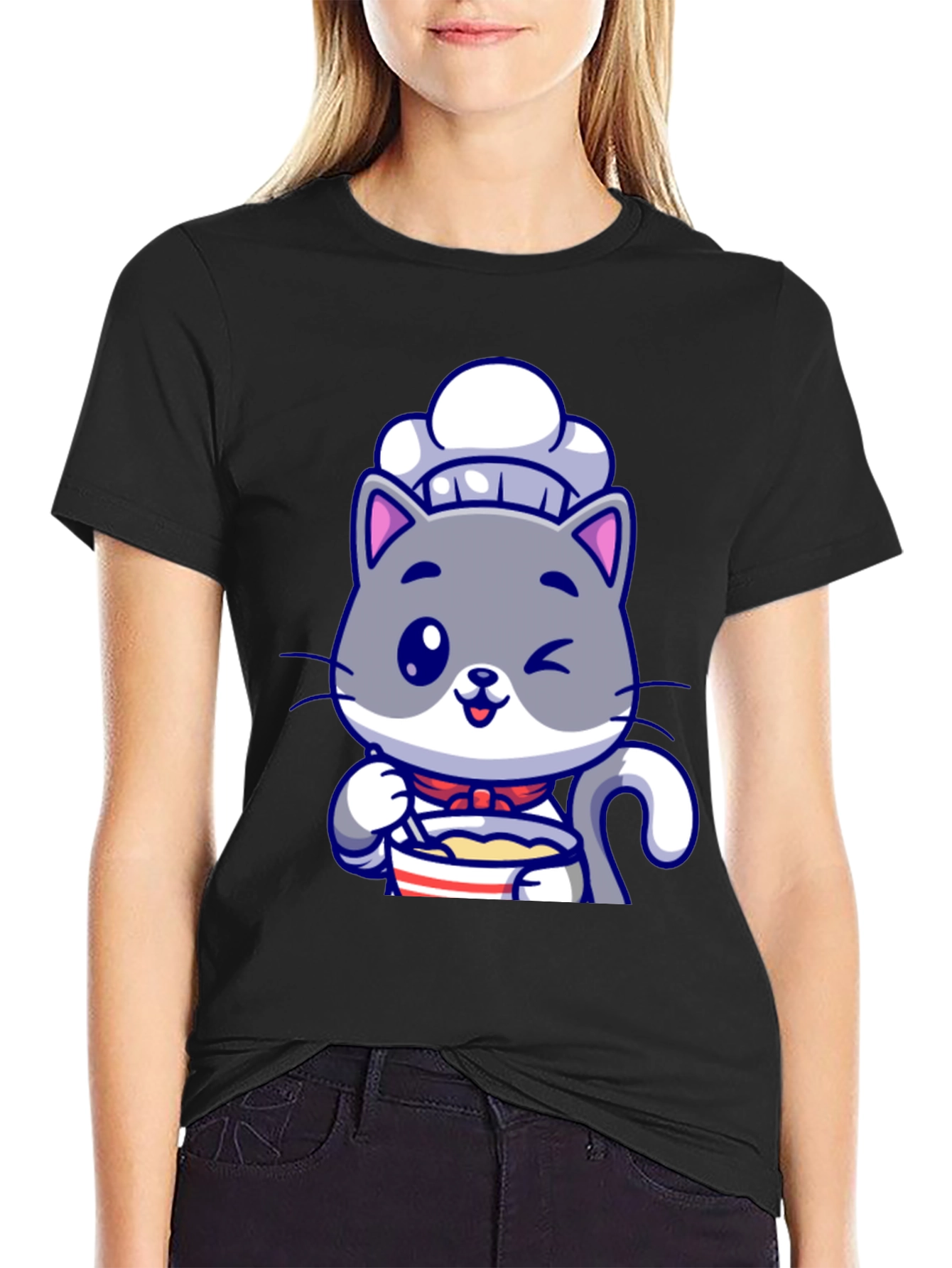 Cute Chef Cat T-Shirt