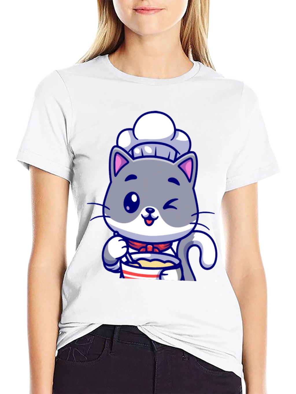 Cute Chef Cat T-Shirt