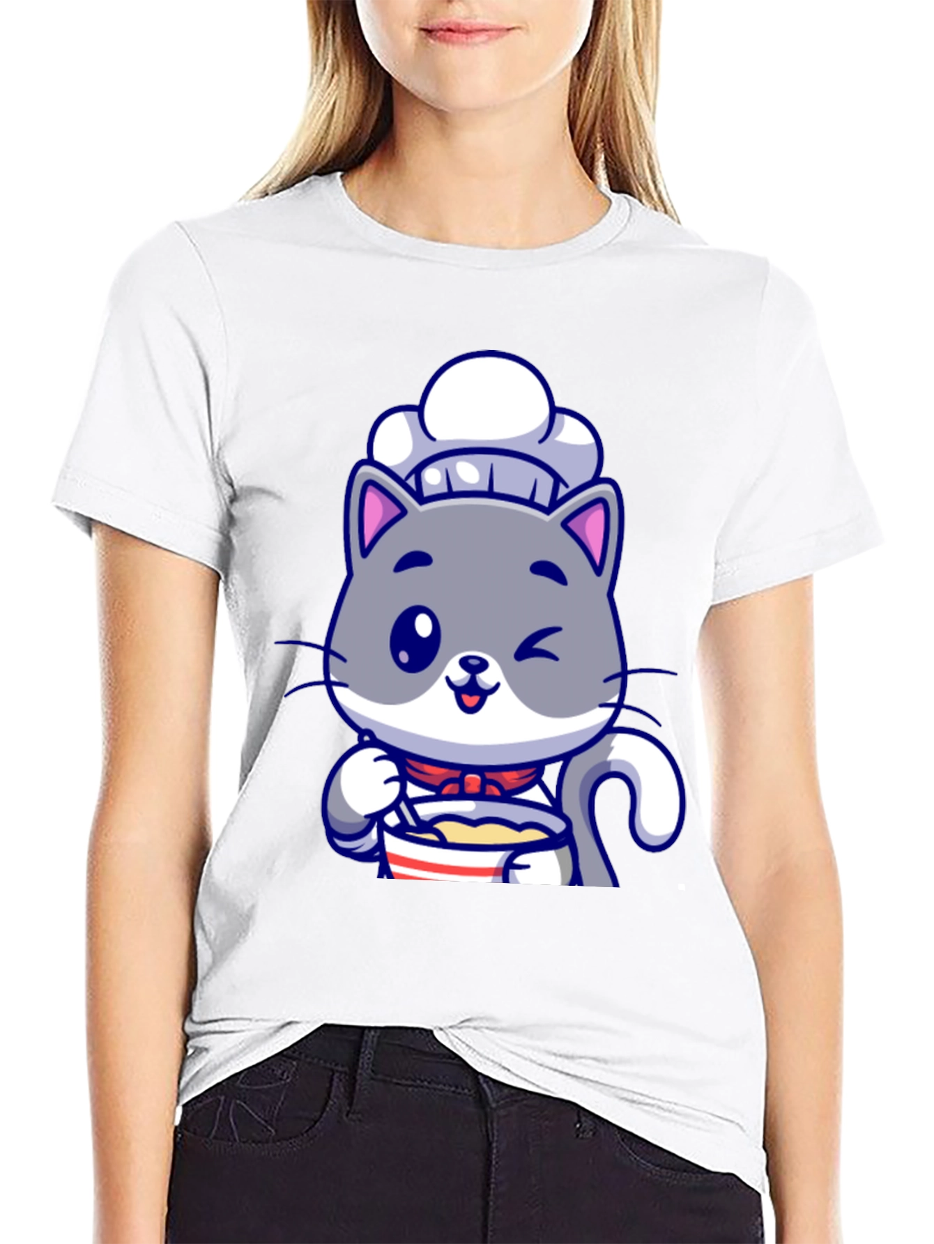 Cute Chef Cat T-Shirt