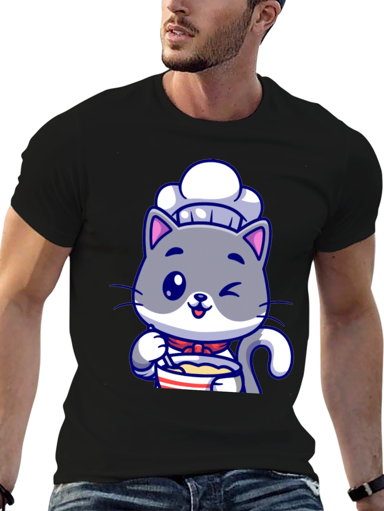 Cute Chef Cat T-Shirt