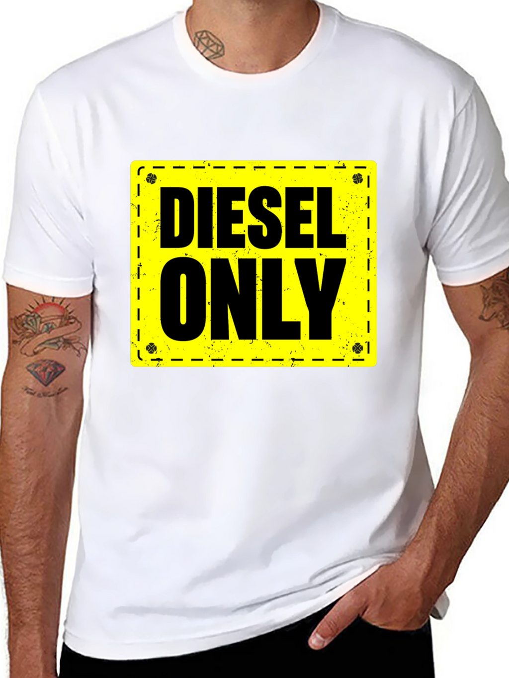 Diesel Only Graphic Tee - Black