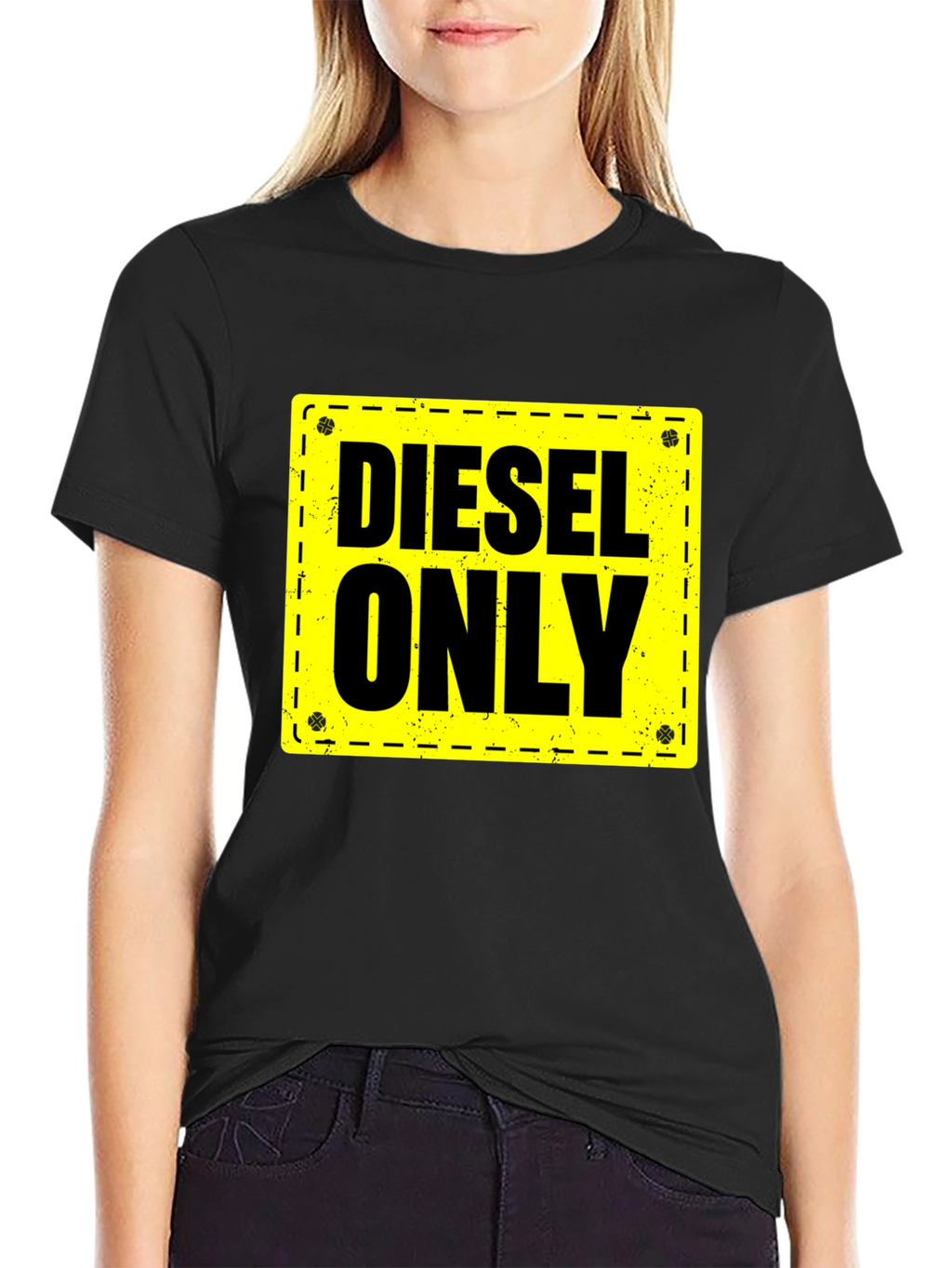 Diesel Only Graphic Tee - Black