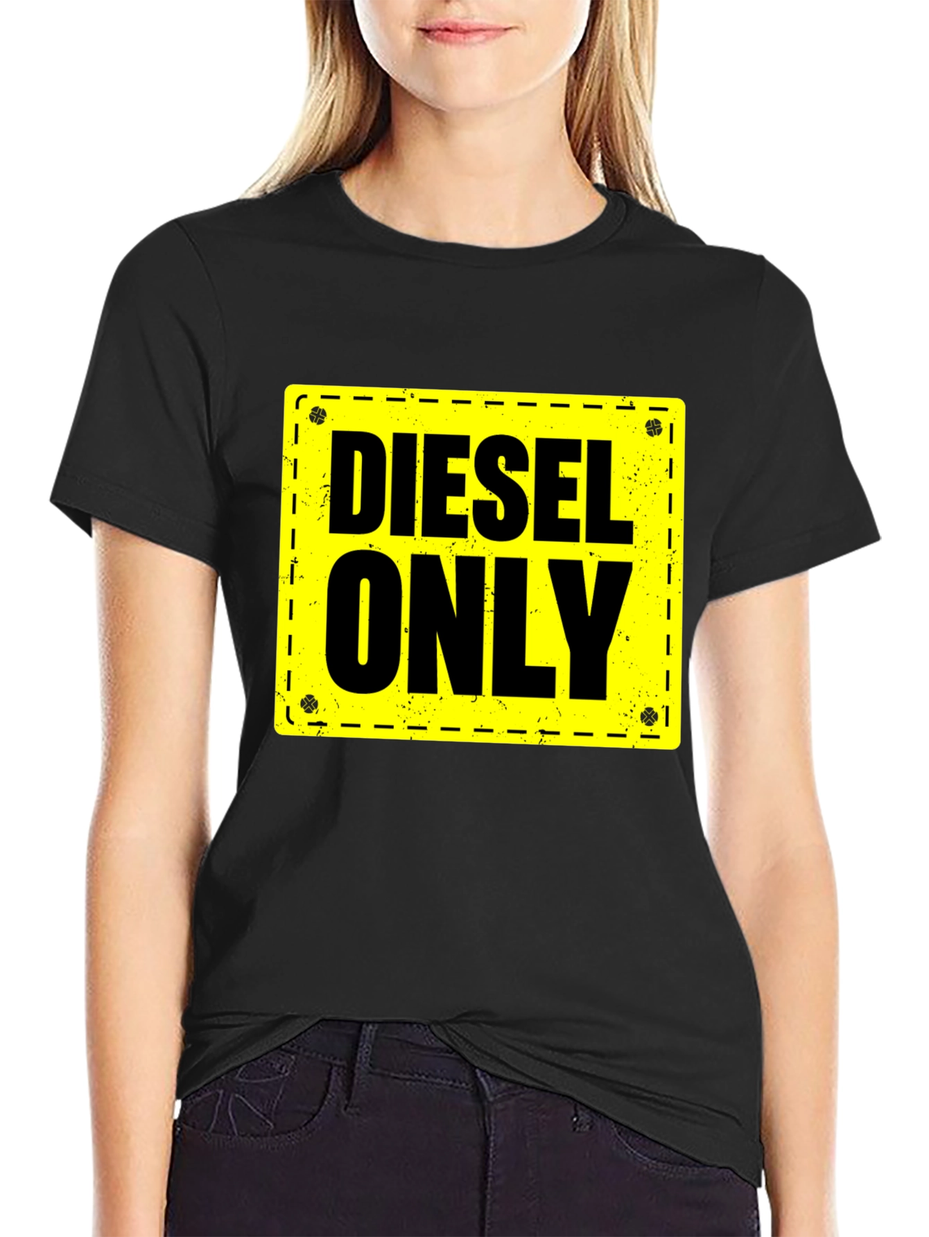 Diesel Only Graphic Tee - Black