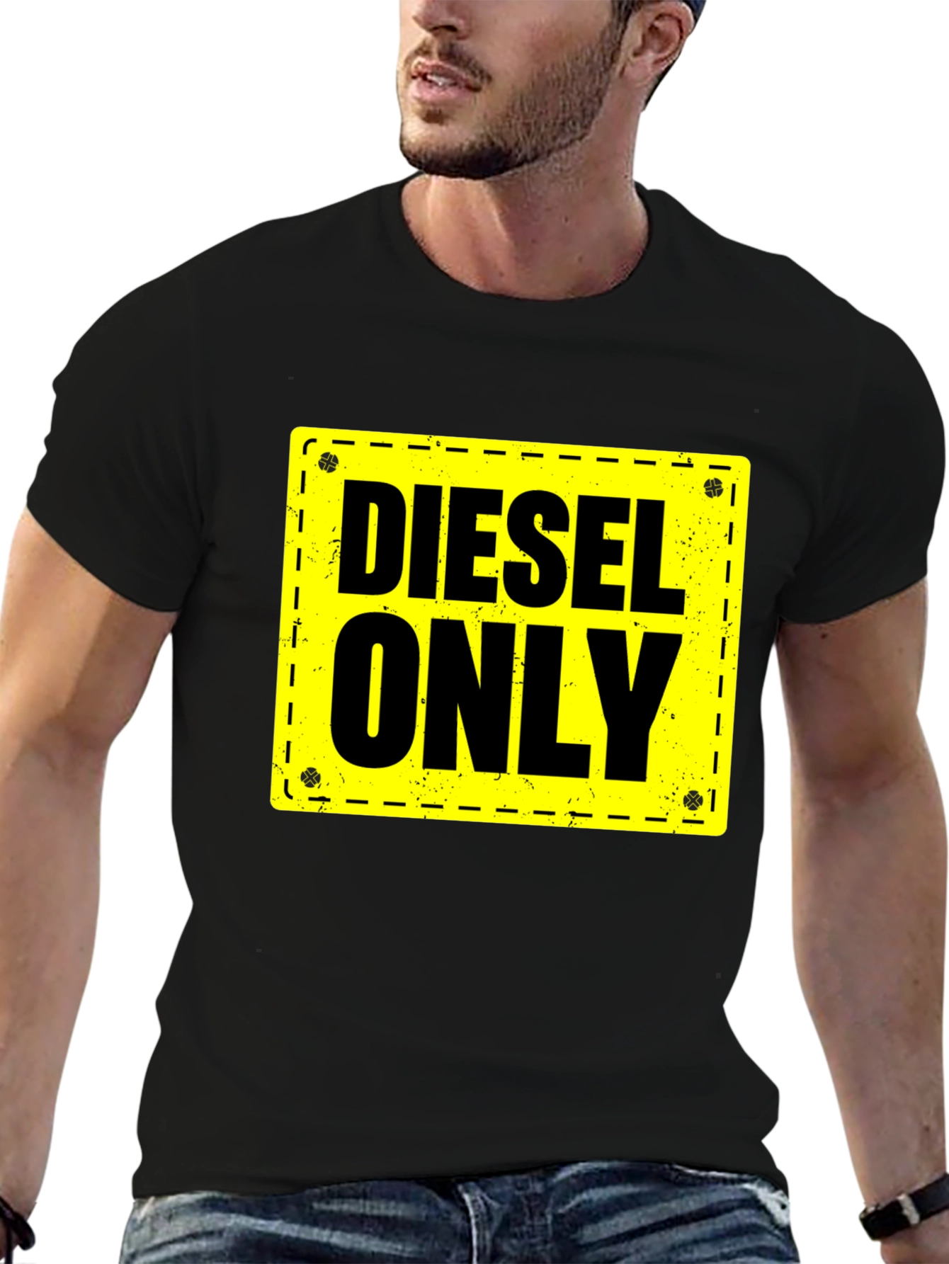 Diesel Only Graphic Tee - Black