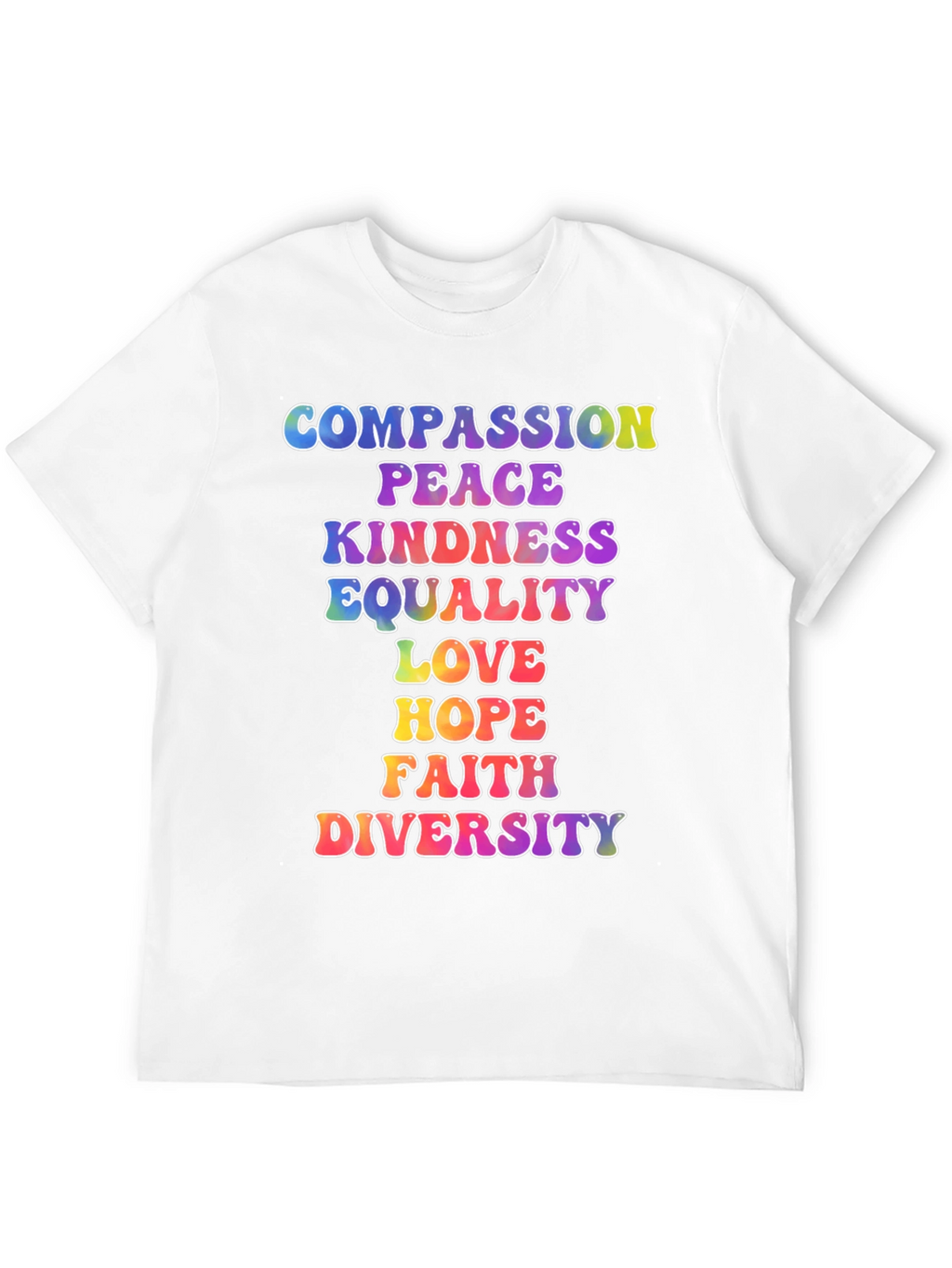 Compassion Peace Kindness Equality T-Shirt