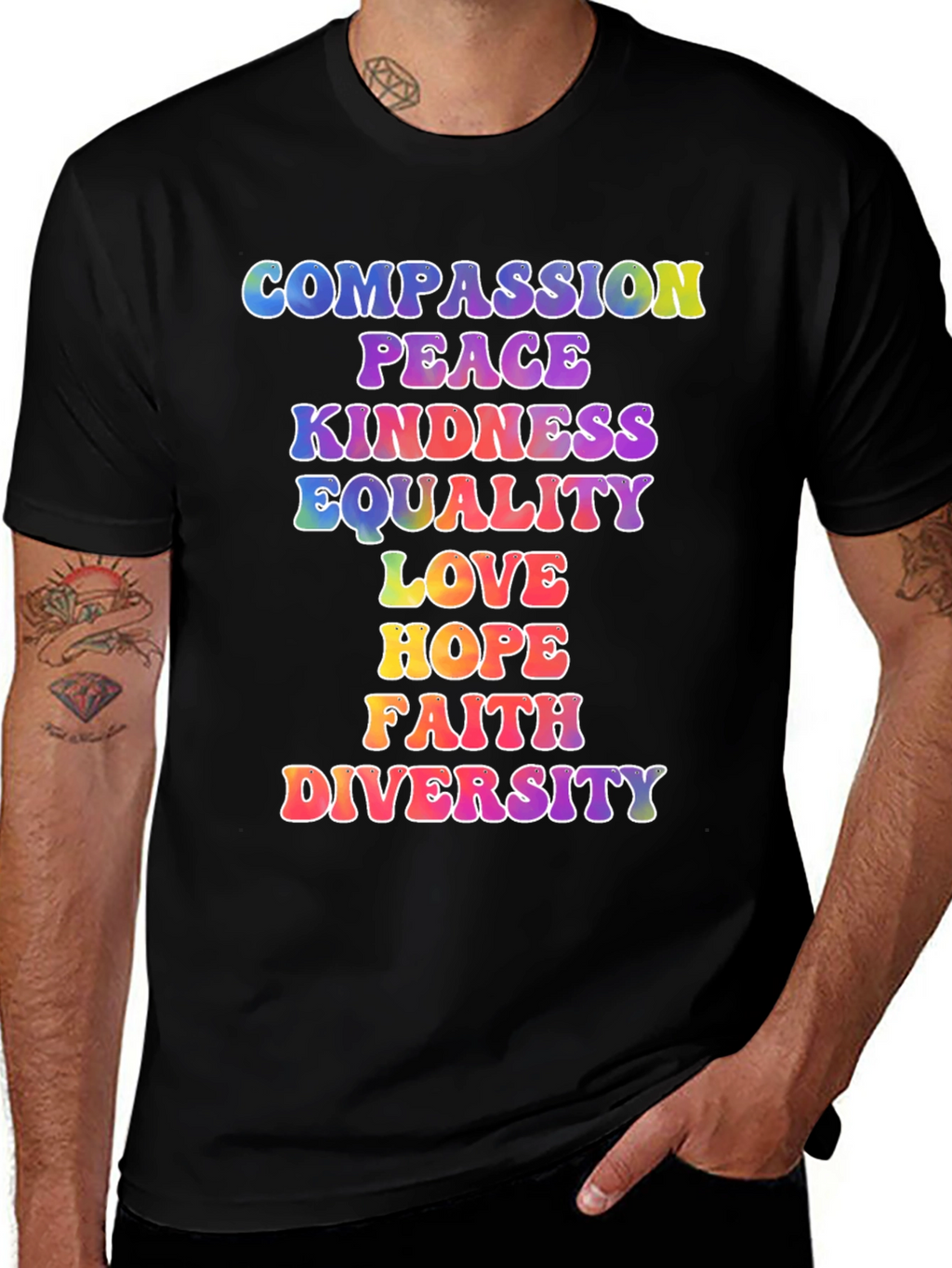 Compassion Peace Kindness Equality T-Shirt