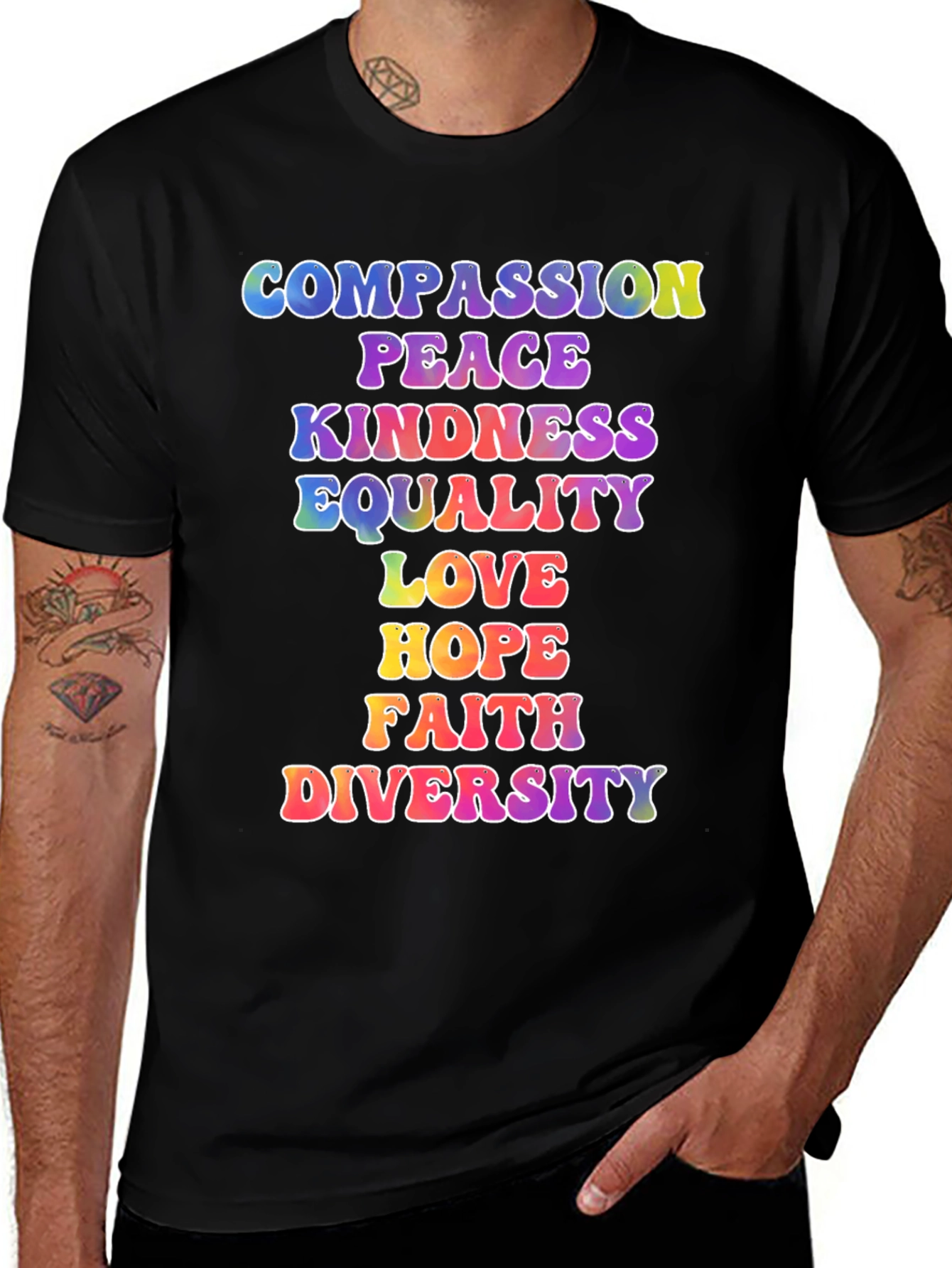 Compassion Peace Kindness Equality T-Shirt