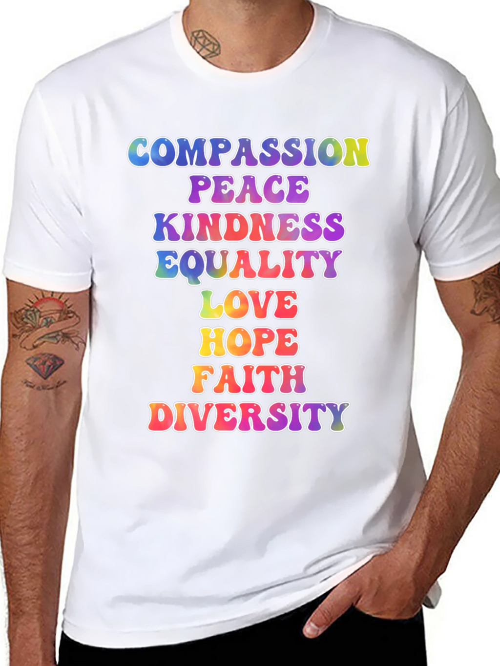 Compassion Peace Kindness Equality T-Shirt