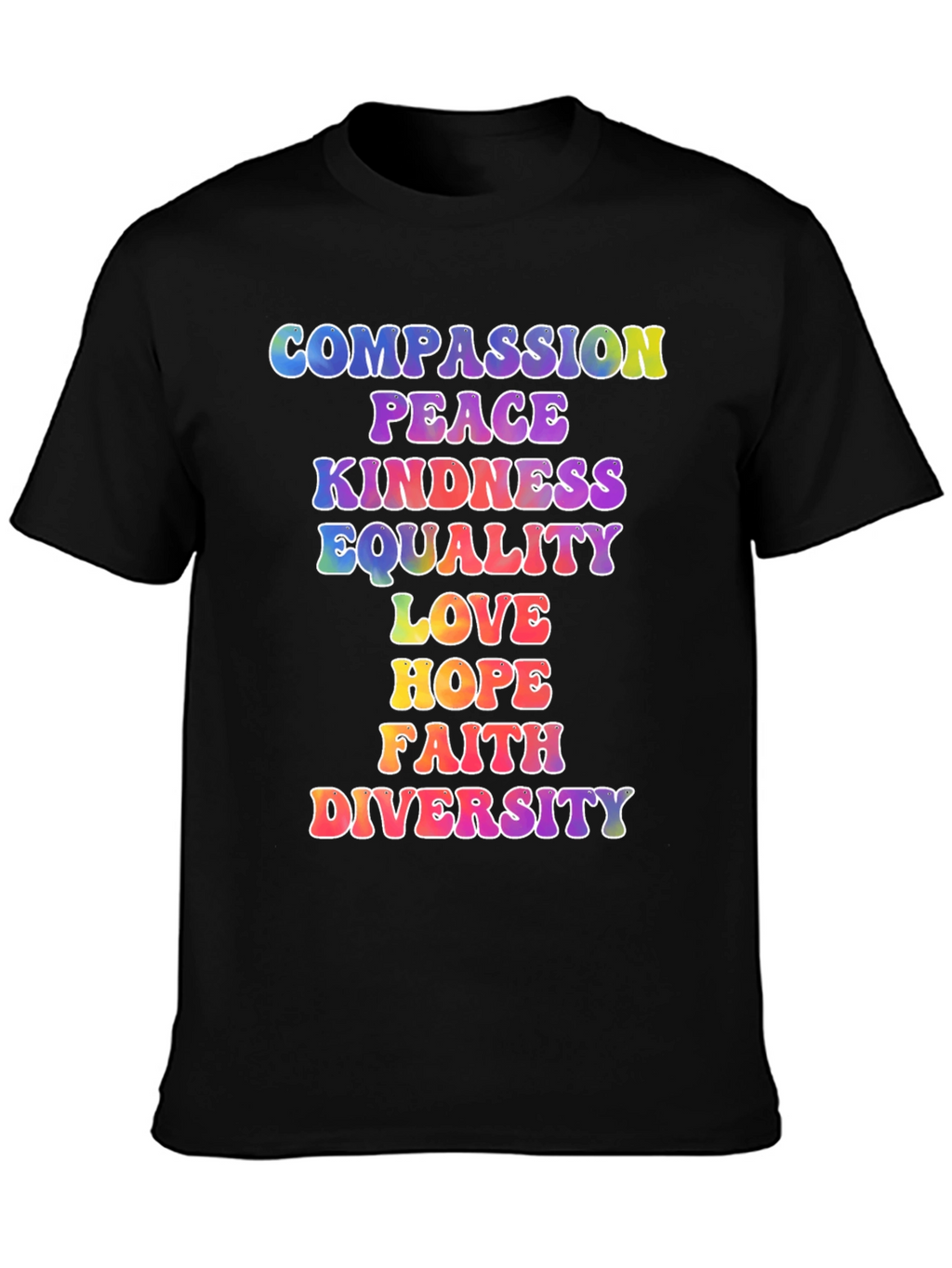 Compassion Peace Kindness Equality T-Shirt